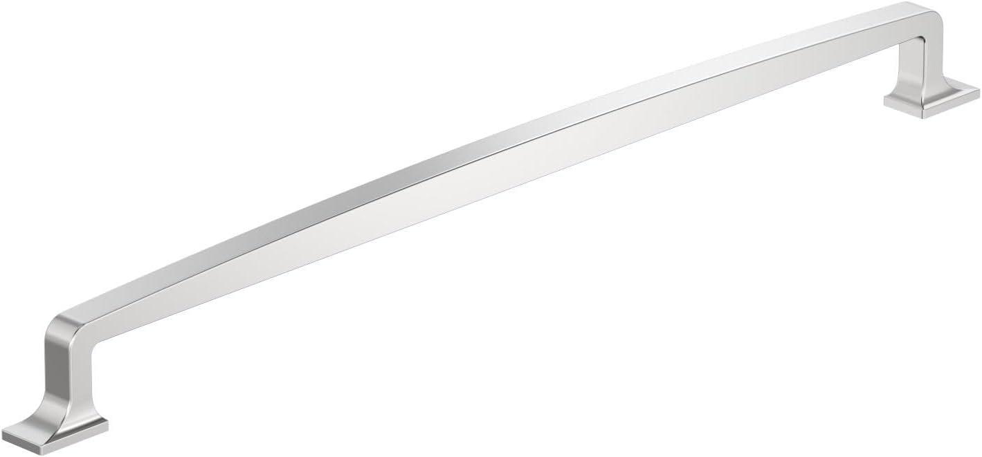 imageAmerock Appliance Pull Black Bronze 18 inch 457 mm Center to Center Westerly 1 Pack Drawer Pull Drawer Handle Cabinet HardwarePolished Chrome