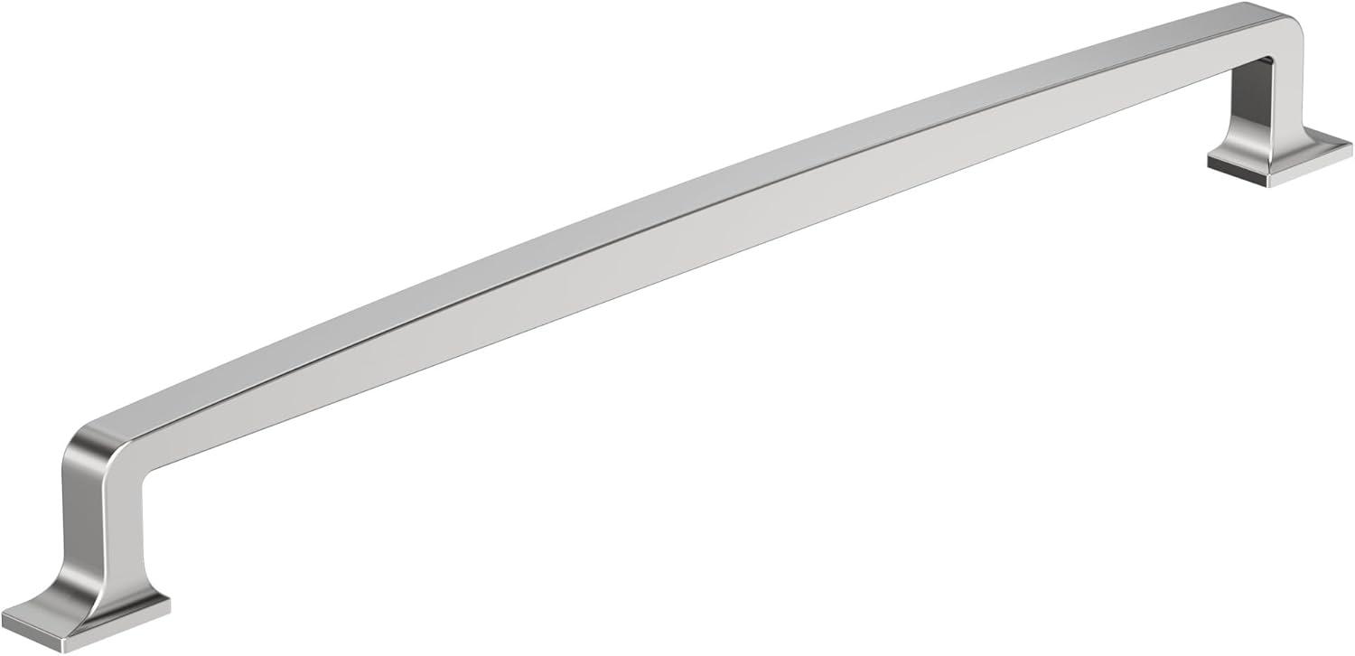 imageAmerock Appliance Pull Black Bronze 18 inch 457 mm Center to Center Westerly 1 Pack Drawer Pull Drawer Handle Cabinet HardwarePolished Chrome