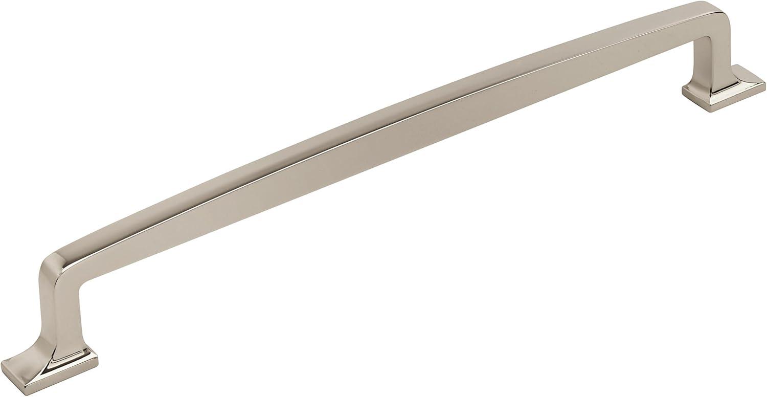 imageAmerock Appliance Pull Black Bronze 18 inch 457 mm Center to Center Westerly 1 Pack Drawer Pull Drawer Handle Cabinet HardwarePolished Nickel