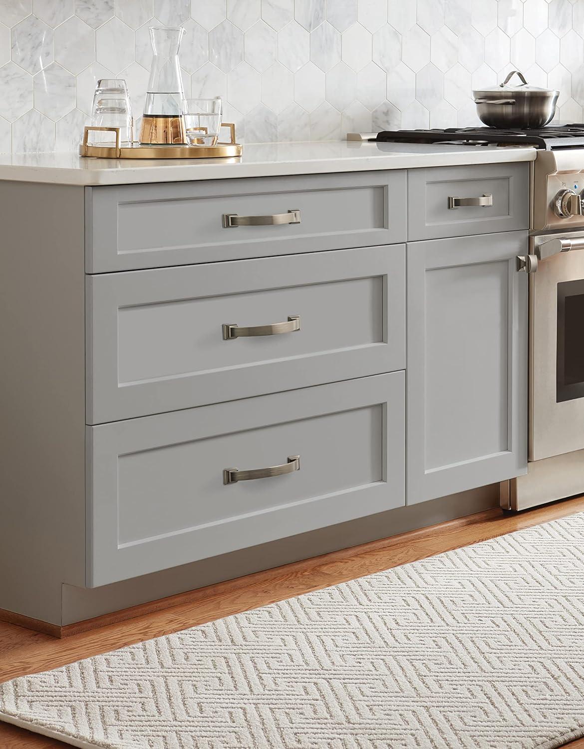 imageAmerock Appliance Pull Golden Champagne 8 inch 203 mm Center to Center Candler 1 Pack Drawer Pull Drawer Handle Cabinet HardwareGunmetal