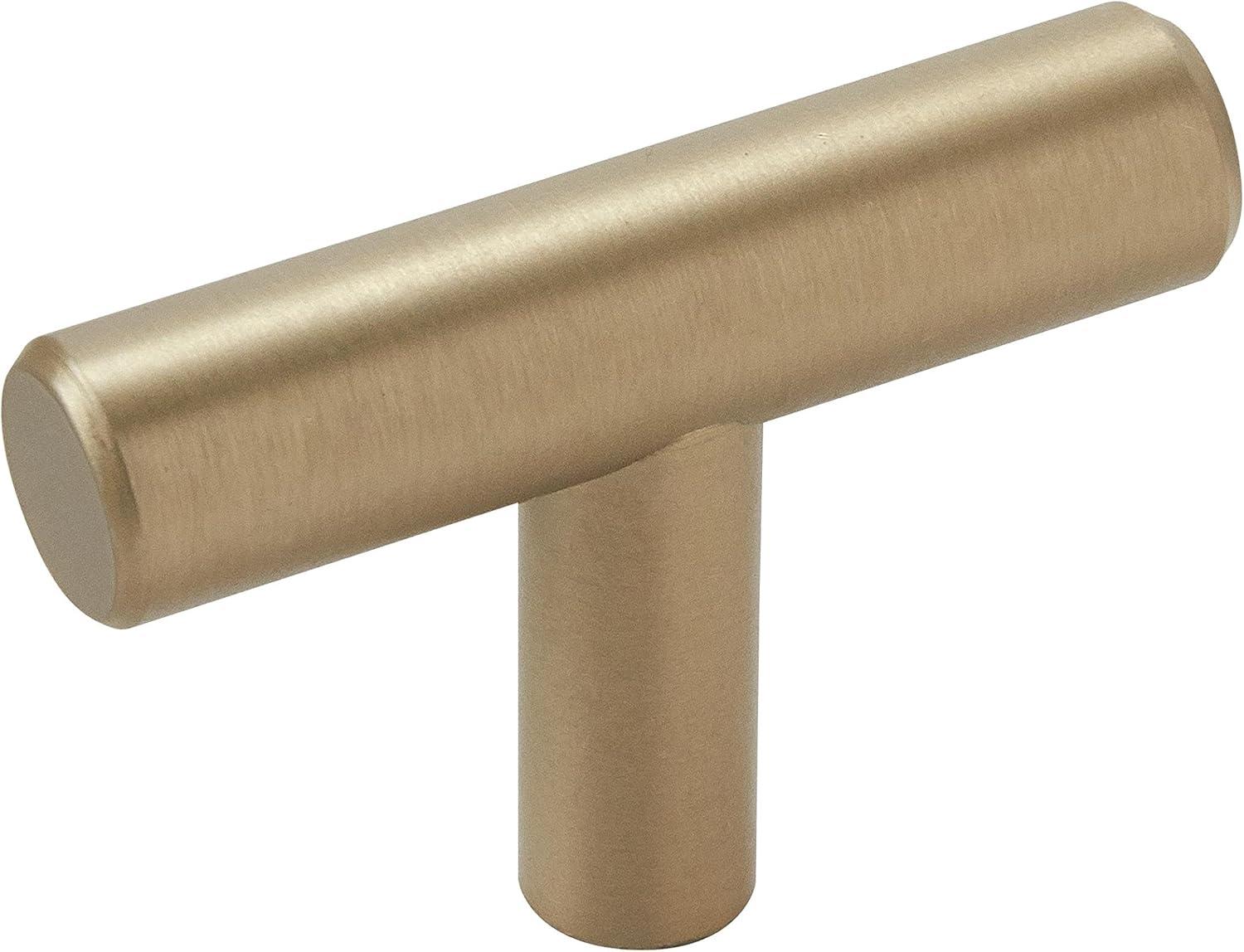 imageAmerock Cabinet Knob Black Bronze 11516 inch 49 mm Length Bar Pulls 1 Pack Drawer Knob Cabinet HardwareGolden Champagne