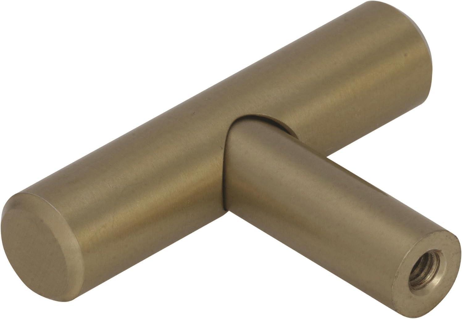 imageAmerock Cabinet Knob Black Bronze 11516 inch 49 mm Length Bar Pulls 1 Pack Drawer Knob Cabinet HardwareGolden Champagne