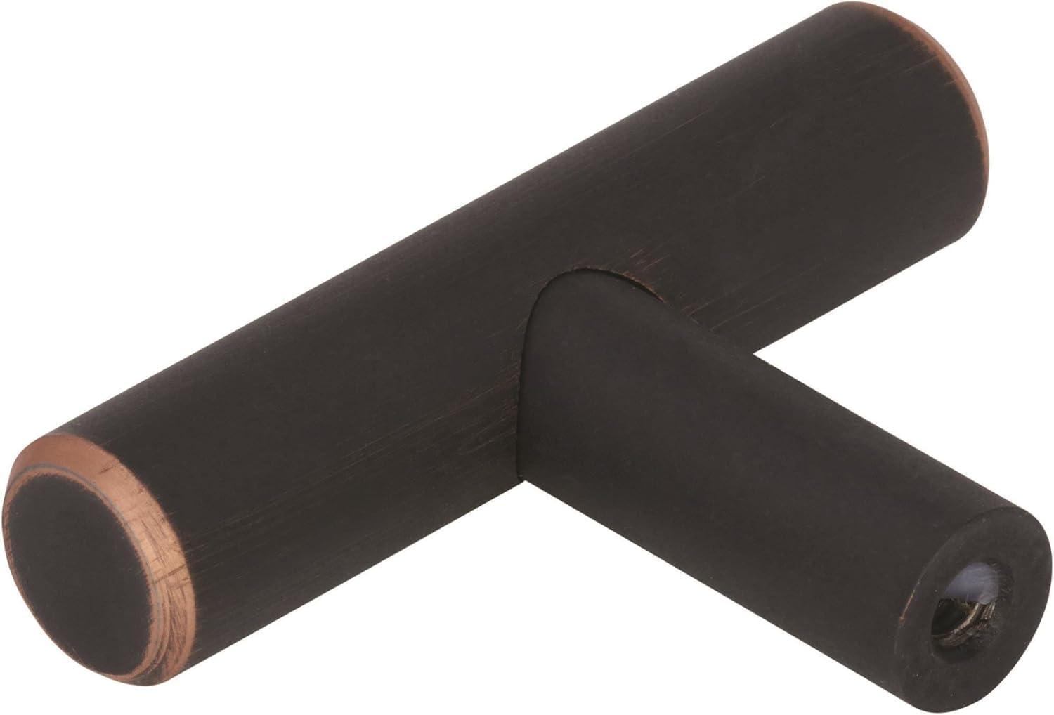 imageAmerock Cabinet Knob Black Bronze 11516 inch 49 mm Length Bar Pulls 1 Pack Drawer Knob Cabinet HardwareOil Rubbed Bronze