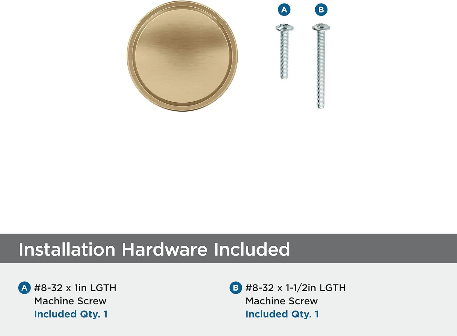 imageAmerock Cabinet Knob Black Bronze 1316 inch 30 mm Diameter Westerly 1 Pack Drawer Knob Cabinet HardwareChampagne Bronze