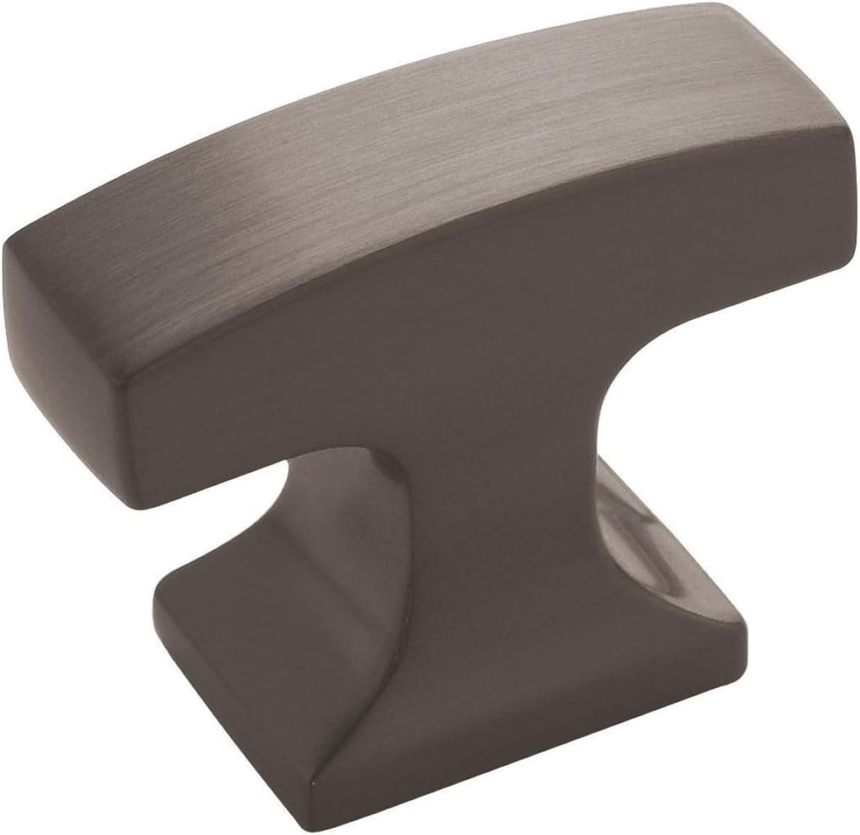 imageAmerock Cabinet Knob Black Bronze 1316 inch 30 mm Diameter Westerly 1 Pack Drawer Knob Cabinet HardwareGraphite