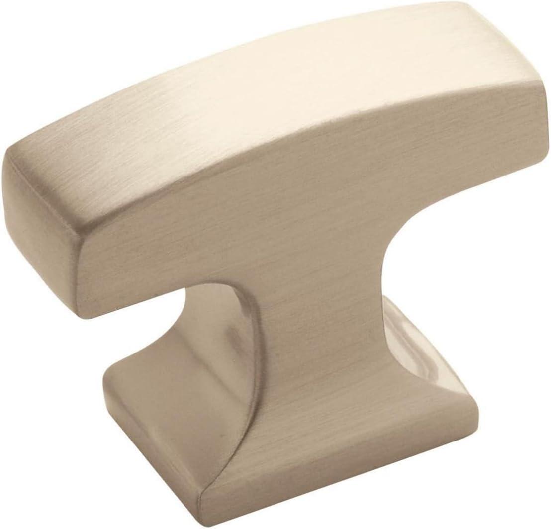 imageAmerock Cabinet Knob Black Bronze 1316 inch 30 mm Diameter Westerly 1 Pack Drawer Knob Cabinet HardwareSatin Nickel