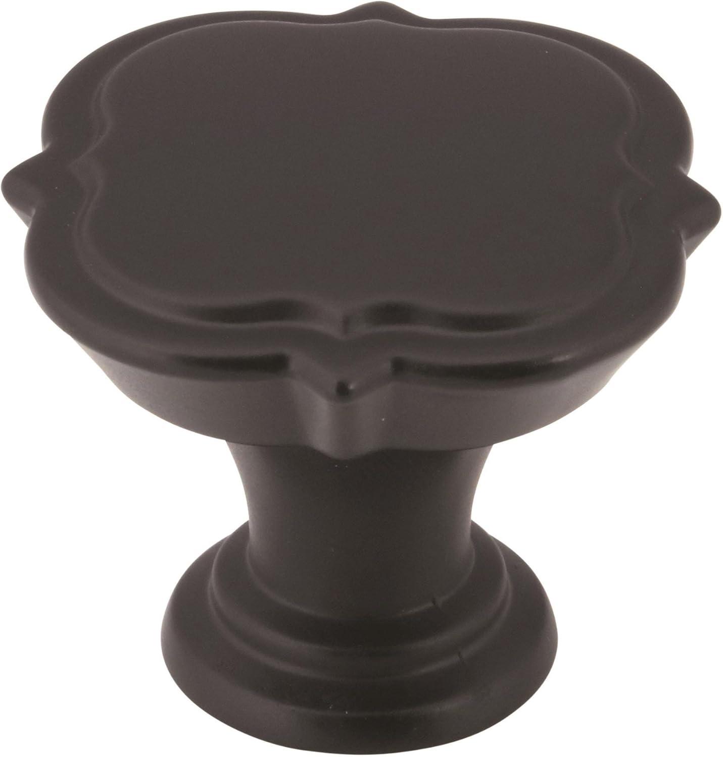 imageAmerock Cabinet Knob Black Bronze 134 inch 44 mm Diameter Grace Revitalize 1 Pack Drawer Knob Cabinet HardwareBlack Bronze
