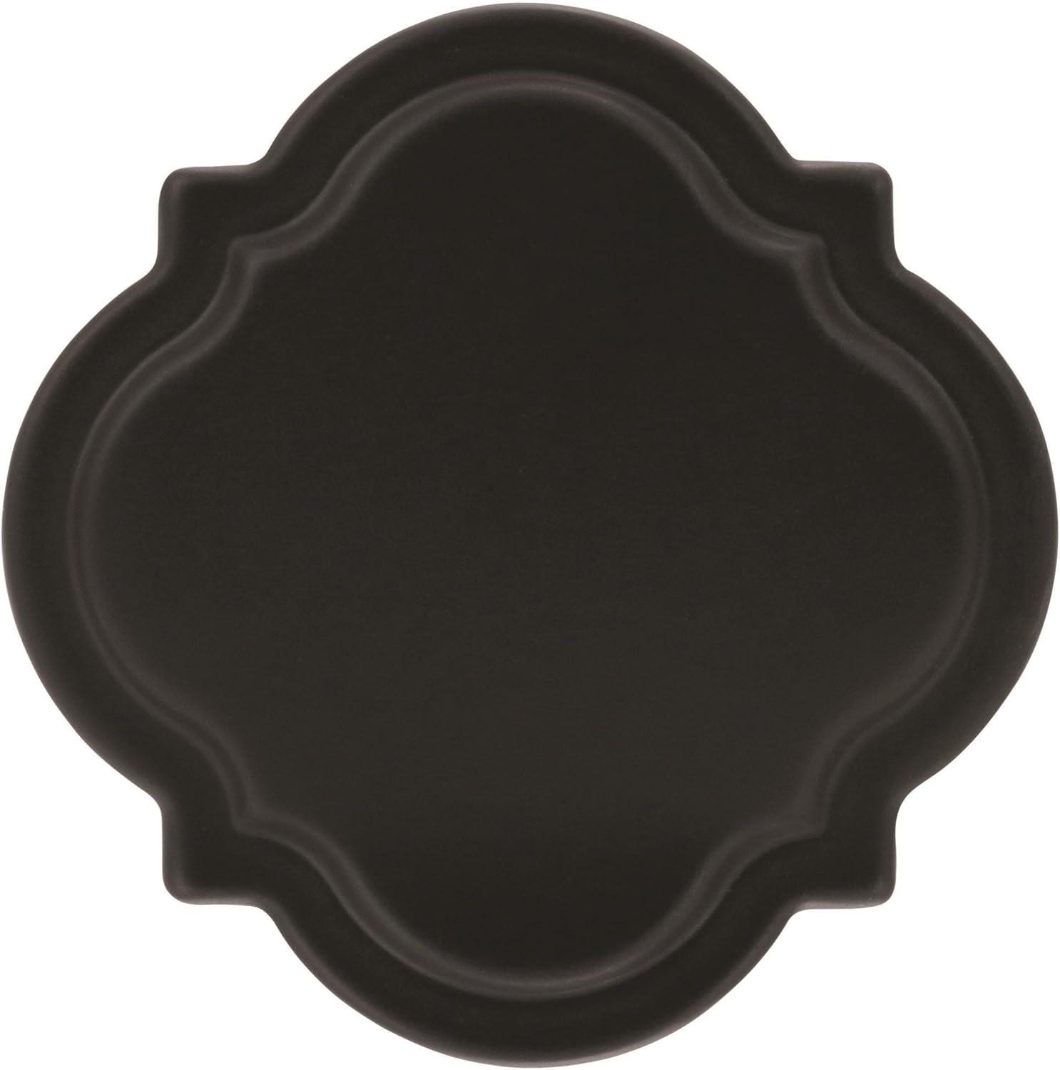 imageAmerock Cabinet Knob Black Bronze 134 inch 44 mm Diameter Grace Revitalize 1 Pack Drawer Knob Cabinet HardwareBlack Bronze