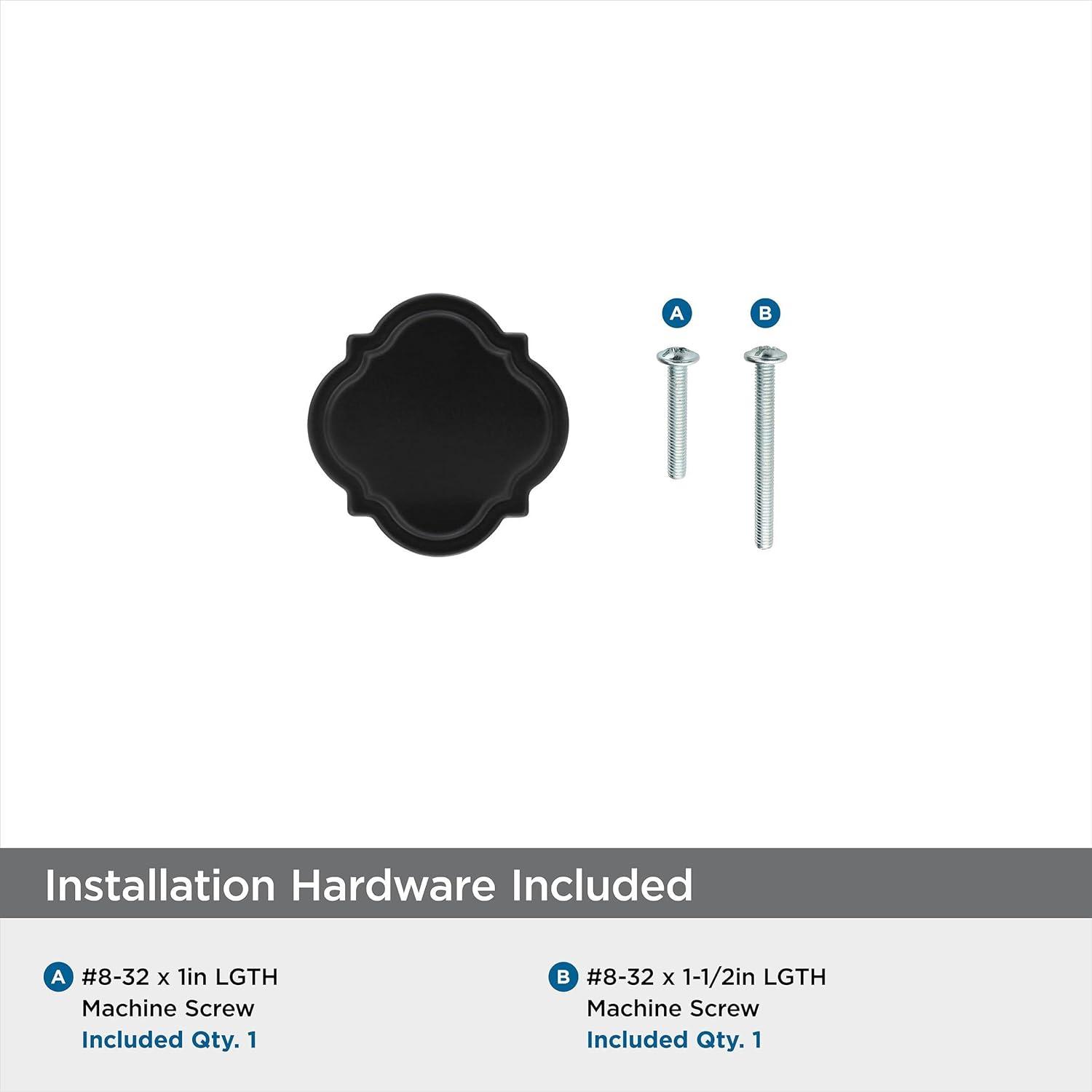 imageAmerock Cabinet Knob Black Bronze 134 inch 44 mm Diameter Grace Revitalize 1 Pack Drawer Knob Cabinet HardwareBlack Bronze