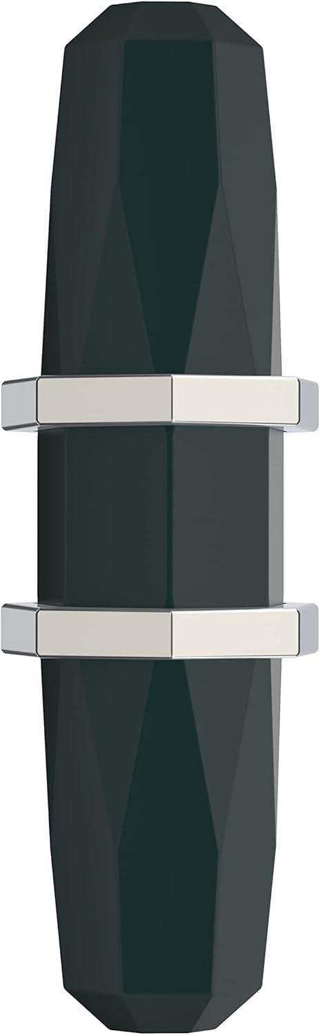 imageAmerock Cabinet Knob Black BronzeSatin Nickel 212 inch 64 mm Length London 1 Pack Drawer Knob Cabinet HardwareBlack BronzePolished Chrome