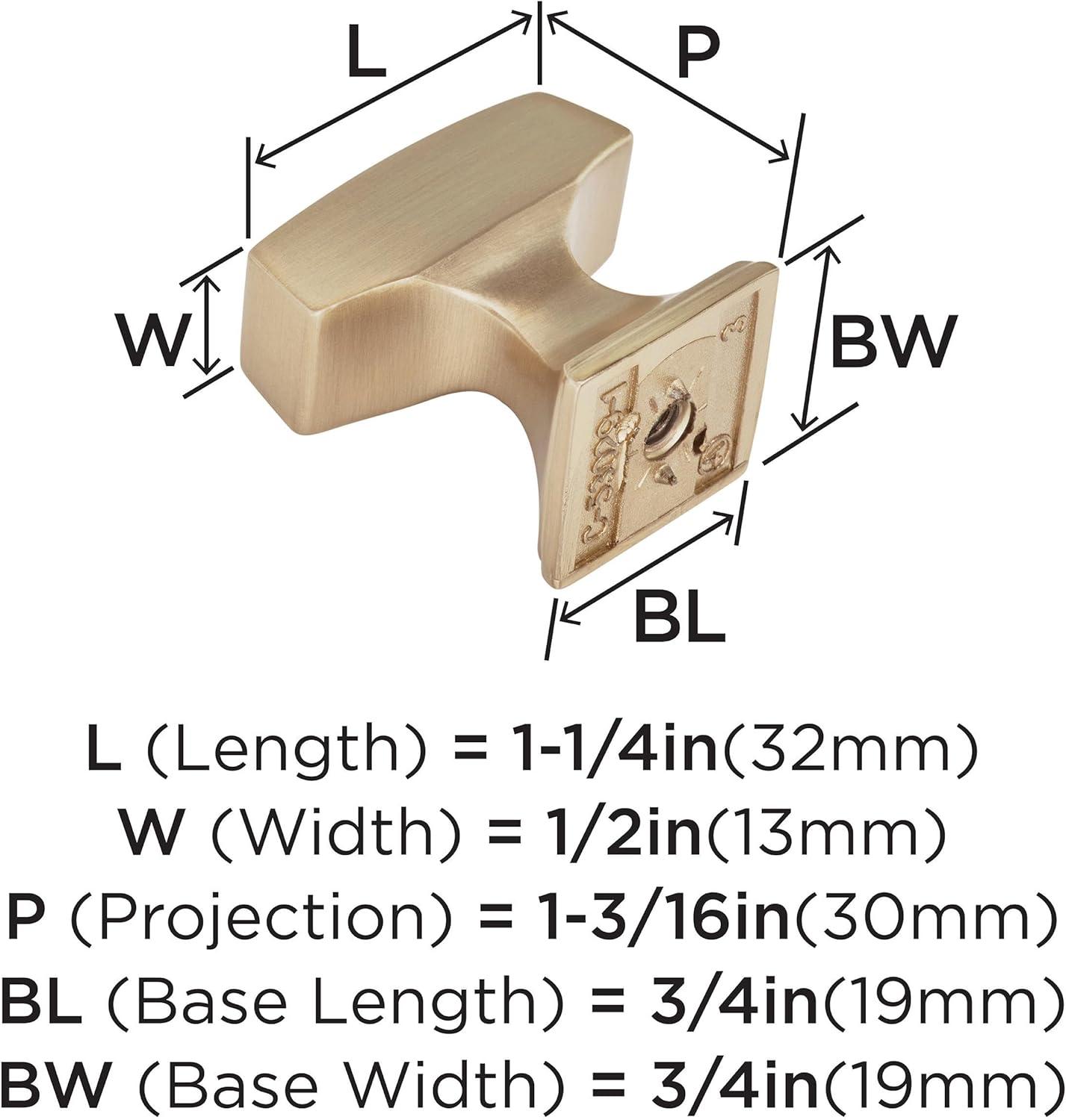 imageAmerock Cabinet Knob Champagne Bronze 112 inch 38 mm Length Mulholland 1 Pack Drawer Knob Cabinet HardwareChampagne Bronze