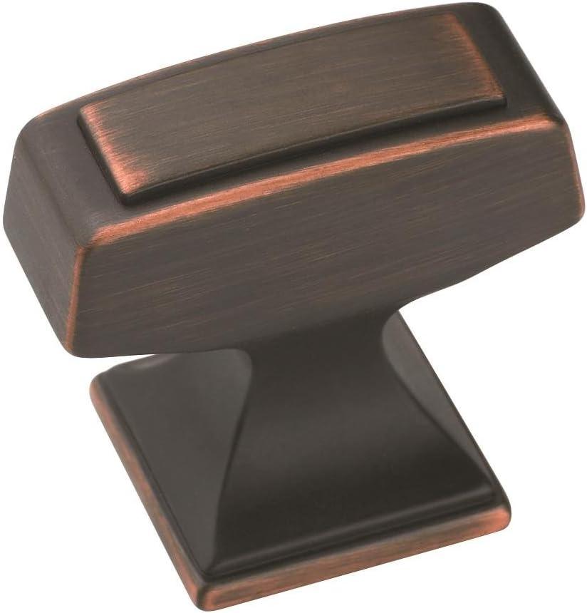 imageAmerock Cabinet Knob Champagne Bronze 112 inch 38 mm Length Mulholland 1 Pack Drawer Knob Cabinet HardwareOil Rubbed Bronze