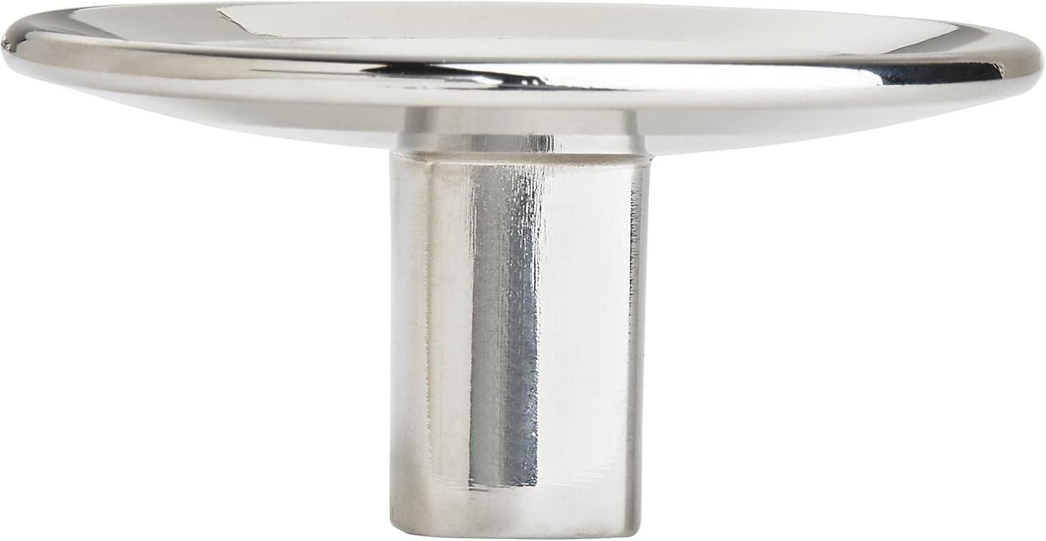 imageAmerock Cabinet Knob Golden Champagne 1916 inch 40 mm Diameter Concentric 1 Pack Drawer Knob Cabinet HardwarePolished Nickel