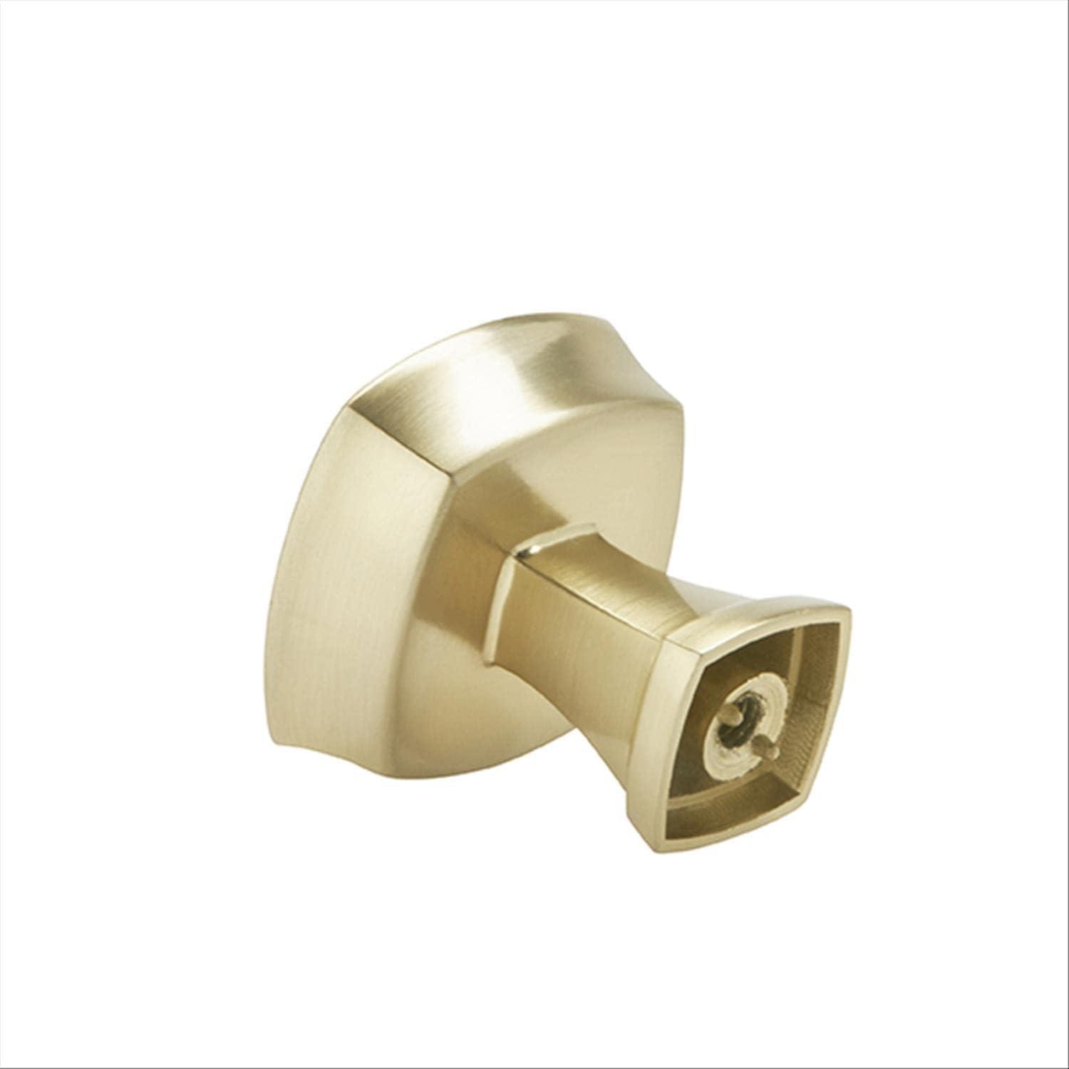 imageAmerock Cabinet Knob Matte Black 114 inch 32 mm Length Stature 1 Pack Drawer Knob Cabinet HardwareGolden Champagne