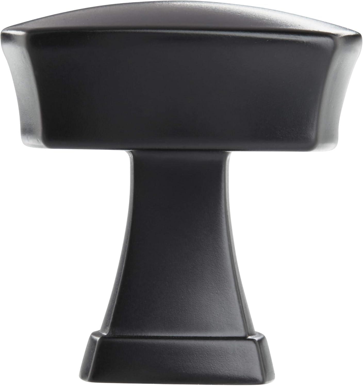 imageAmerock Cabinet Knob Matte Black 114 inch 32 mm Length Stature 1 Pack Drawer Knob Cabinet HardwareMatte Black