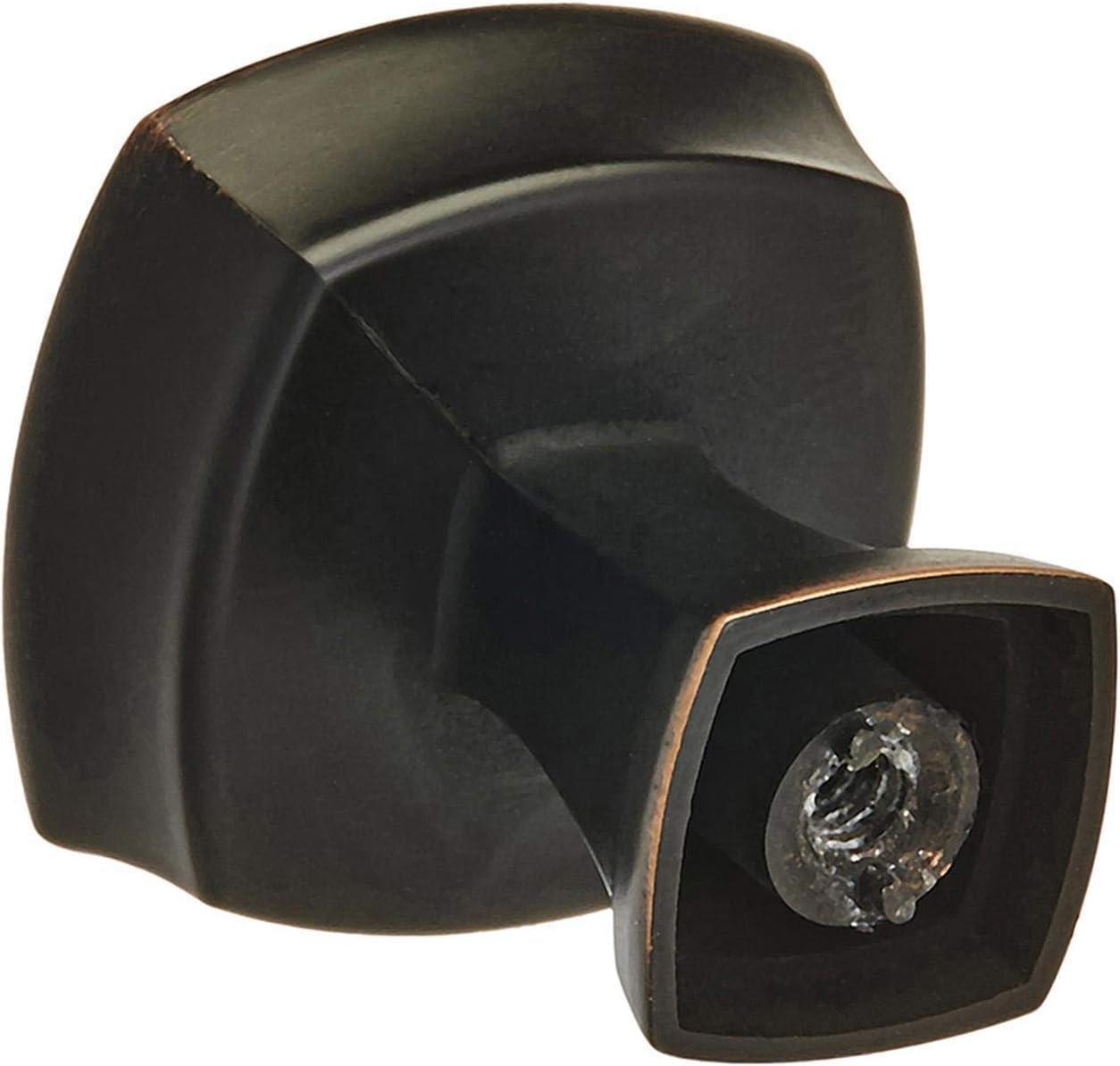imageAmerock Cabinet Knob Matte Black 114 inch 32 mm Length Stature 1 Pack Drawer Knob Cabinet HardwareOil Rubbed Bronze