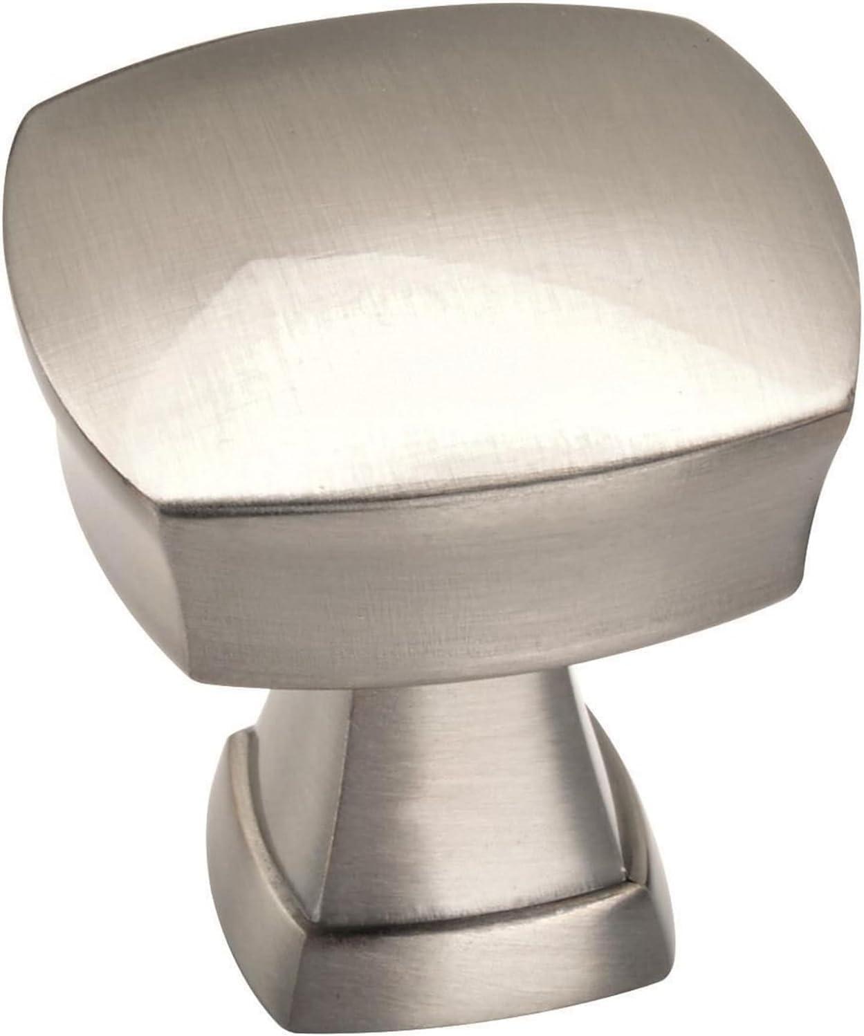 imageAmerock Cabinet Knob Matte Black 114 inch 32 mm Length Stature 1 Pack Drawer Knob Cabinet HardwareSatin Nickel