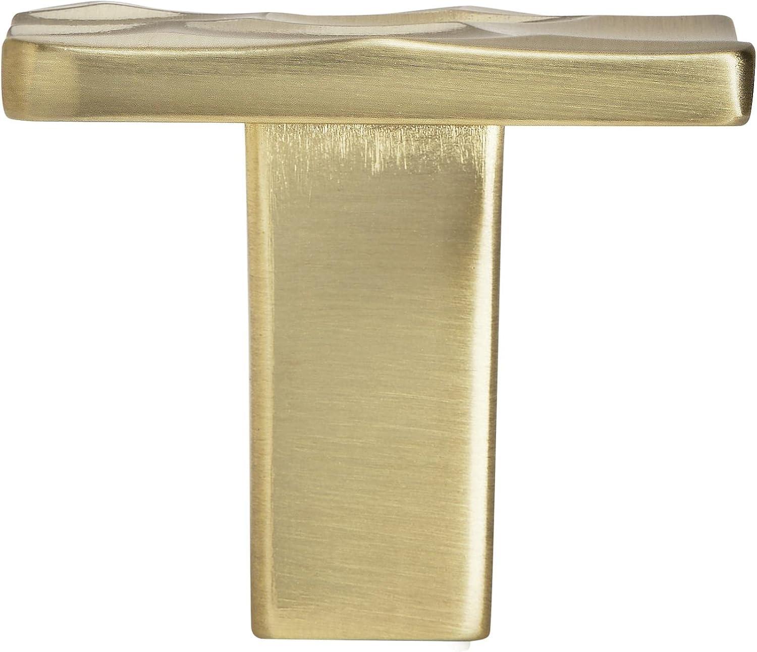 imageAmerock Cabinet Knob Matte Black 1316 inch 30 mm Length Kamari 1 Pack Drawer Knob Cabinet HardwareGolden Champagne