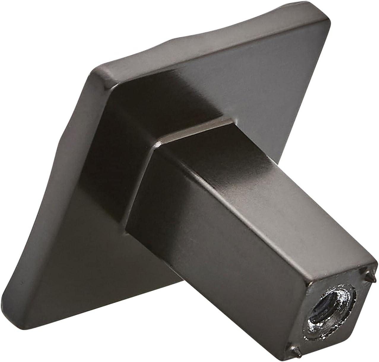 imageAmerock Cabinet Knob Matte Black 1316 inch 30 mm Length Kamari 1 Pack Drawer Knob Cabinet HardwareGunmetal