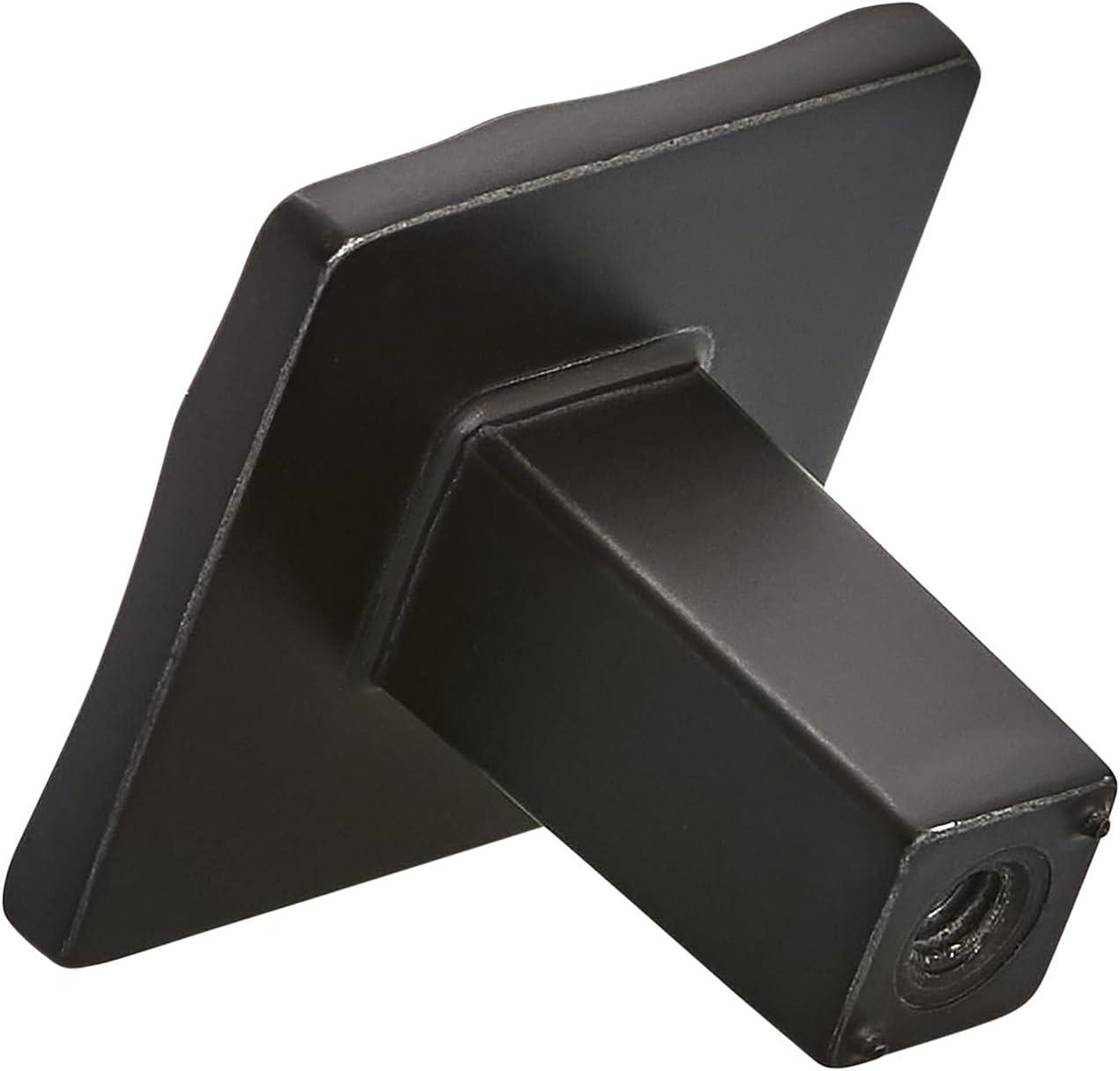 imageAmerock Cabinet Knob Matte Black 1316 inch 30 mm Length Kamari 1 Pack Drawer Knob Cabinet HardwareMatte Black