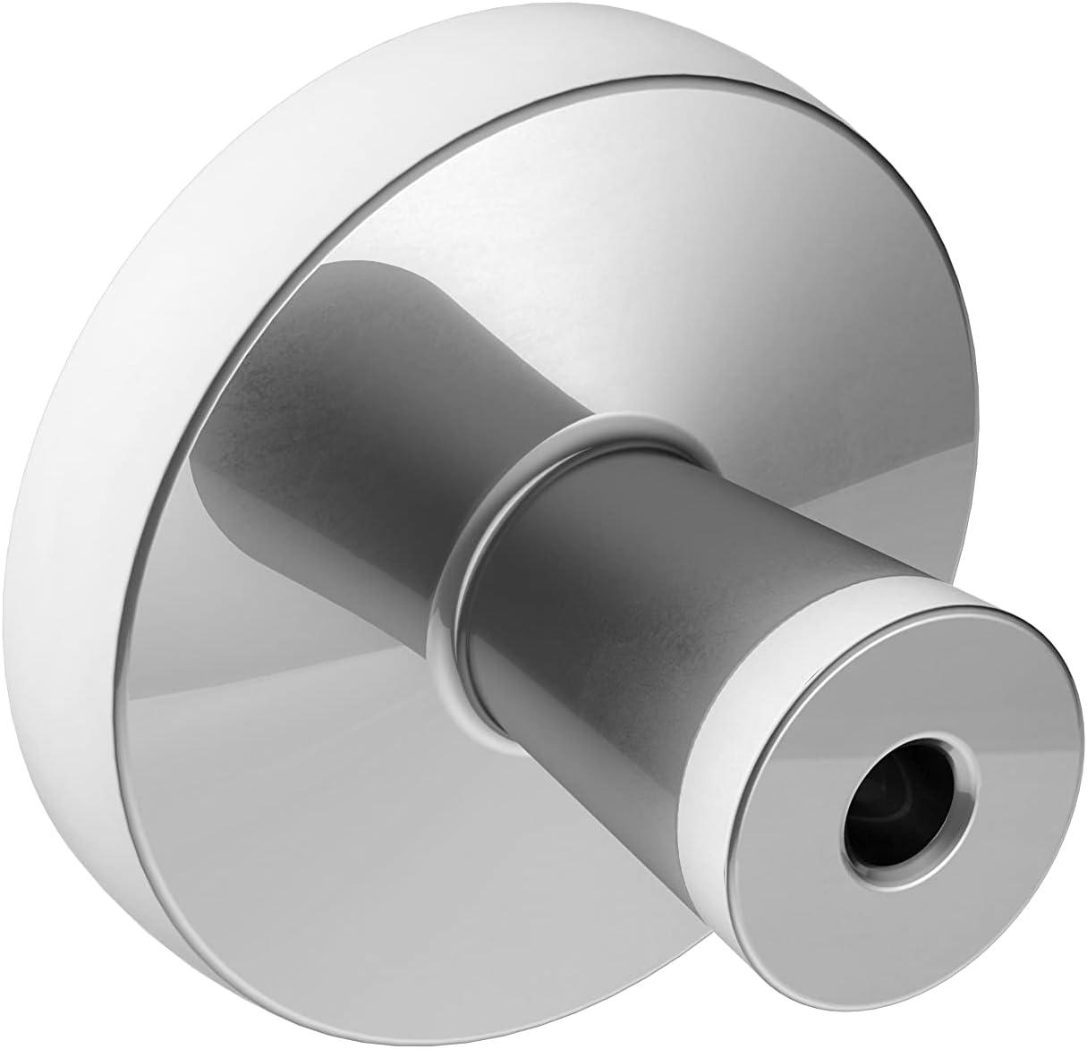 imageAmerock Cabinet Knob Matte Black 138 inch 35 mm Diameter Destine 1 Pack Drawer Knob Cabinet HardwarePolished Chrome