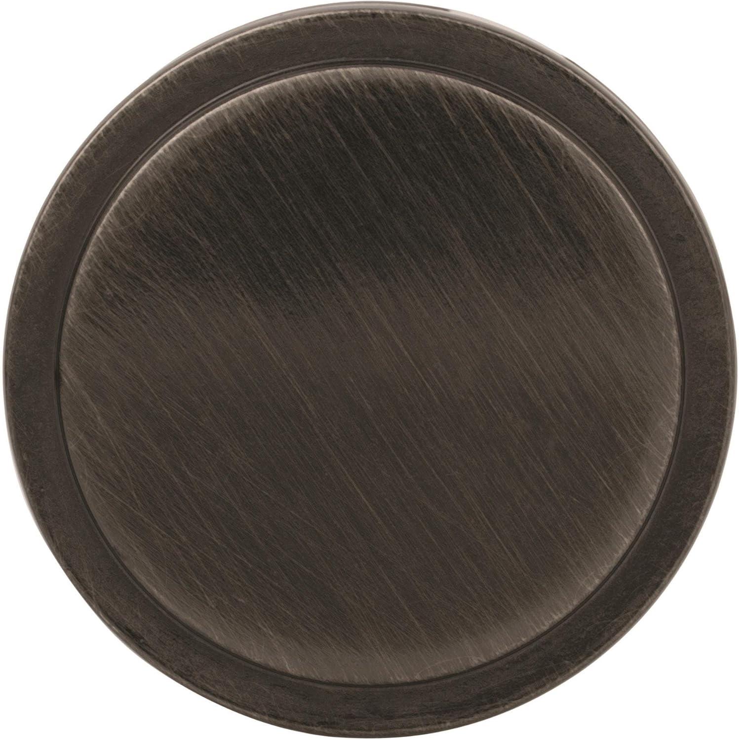 imageAmerock Cabinet Knob Matte Black 138 inch 35 mm Diameter Oberon 1 Pack Drawer Knob Cabinet HardwareGunmetal