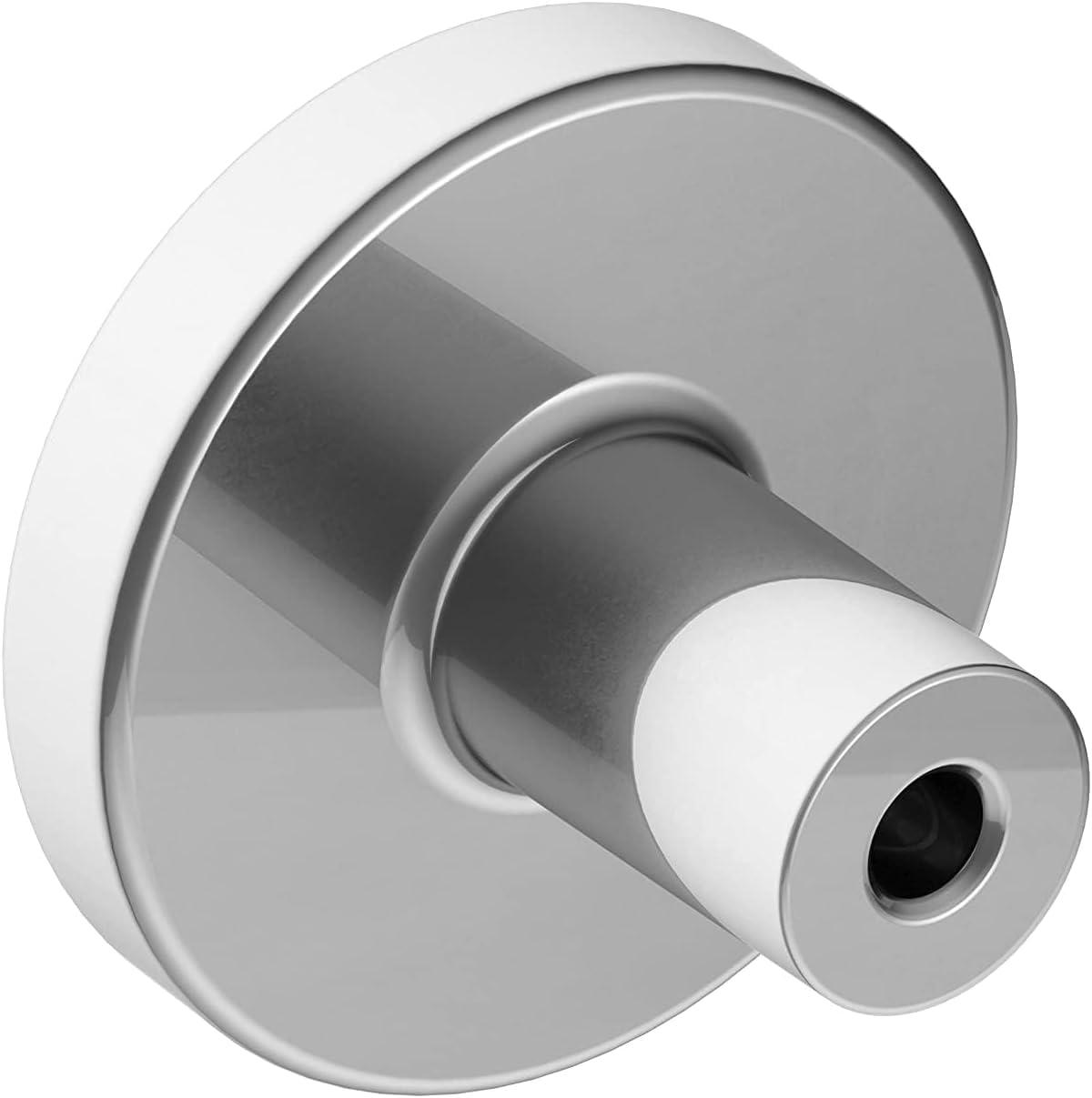imageAmerock Cabinet Knob Matte Black 138 inch 35 mm Diameter Versa 1 Pack Drawer Knob Cabinet HardwarePolished Chrome