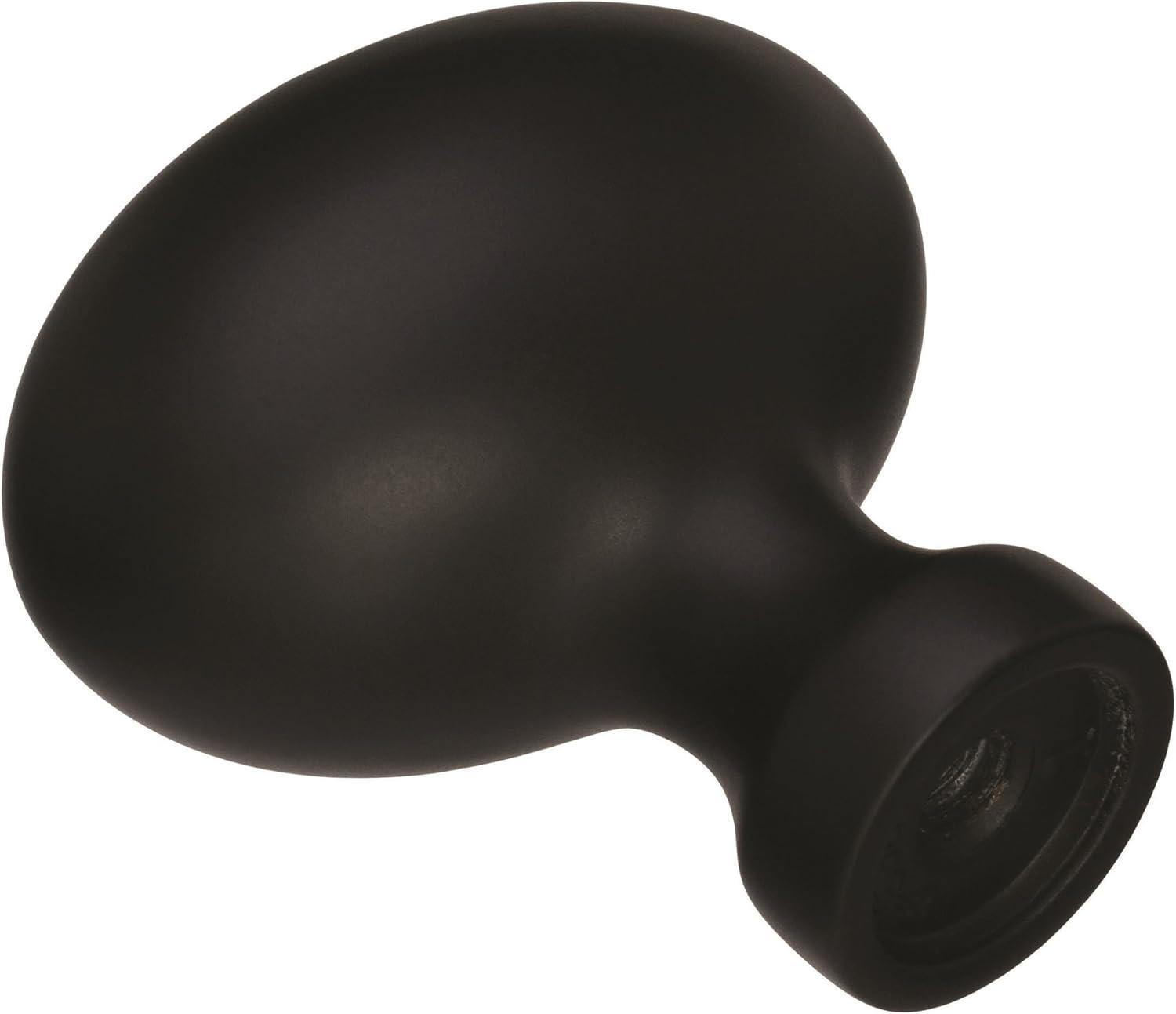 imageAmerock Cabinet Knob Polished Chrome 138 inch 35 mm Length Vaile 1 Pack Drawer Knob Cabinet HardwareMatte Black