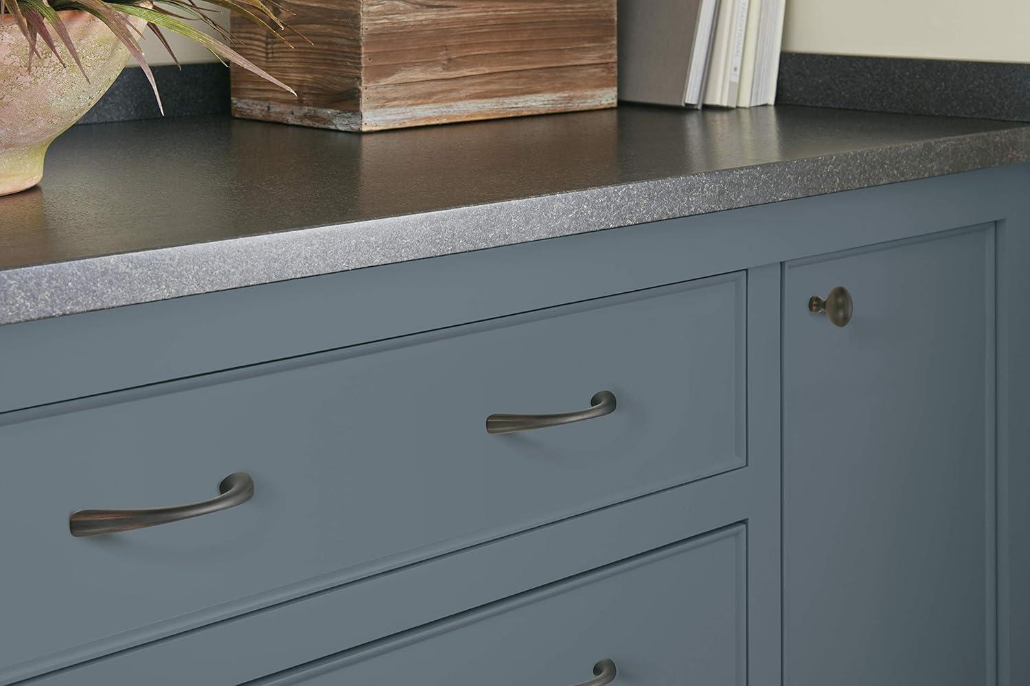 imageAmerock Cabinet Knob Polished Chrome 138 inch 35 mm Length Vaile 1 Pack Drawer Knob Cabinet HardwareOil Rubbed Bronze