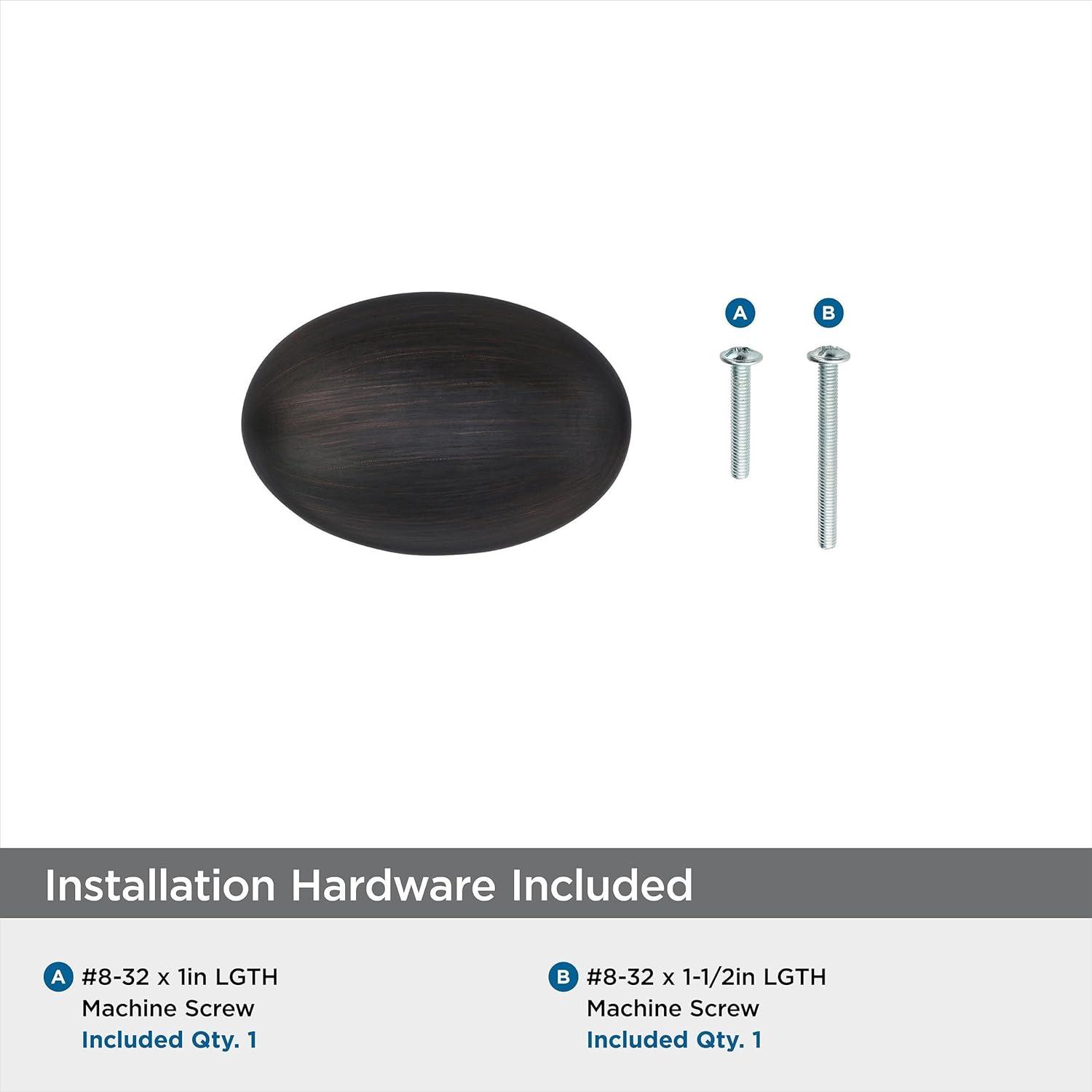 imageAmerock Cabinet Knob Polished Chrome 138 inch 35 mm Length Vaile 1 Pack Drawer Knob Cabinet HardwareOil Rubbed Bronze