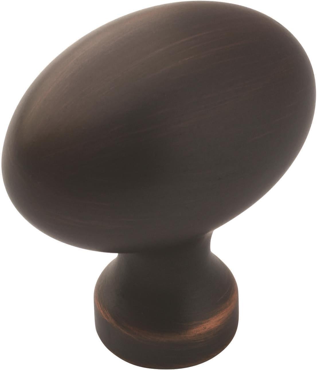imageAmerock Cabinet Knob Polished Chrome 138 inch 35 mm Length Vaile 1 Pack Drawer Knob Cabinet HardwareOil Rubbed Bronze
