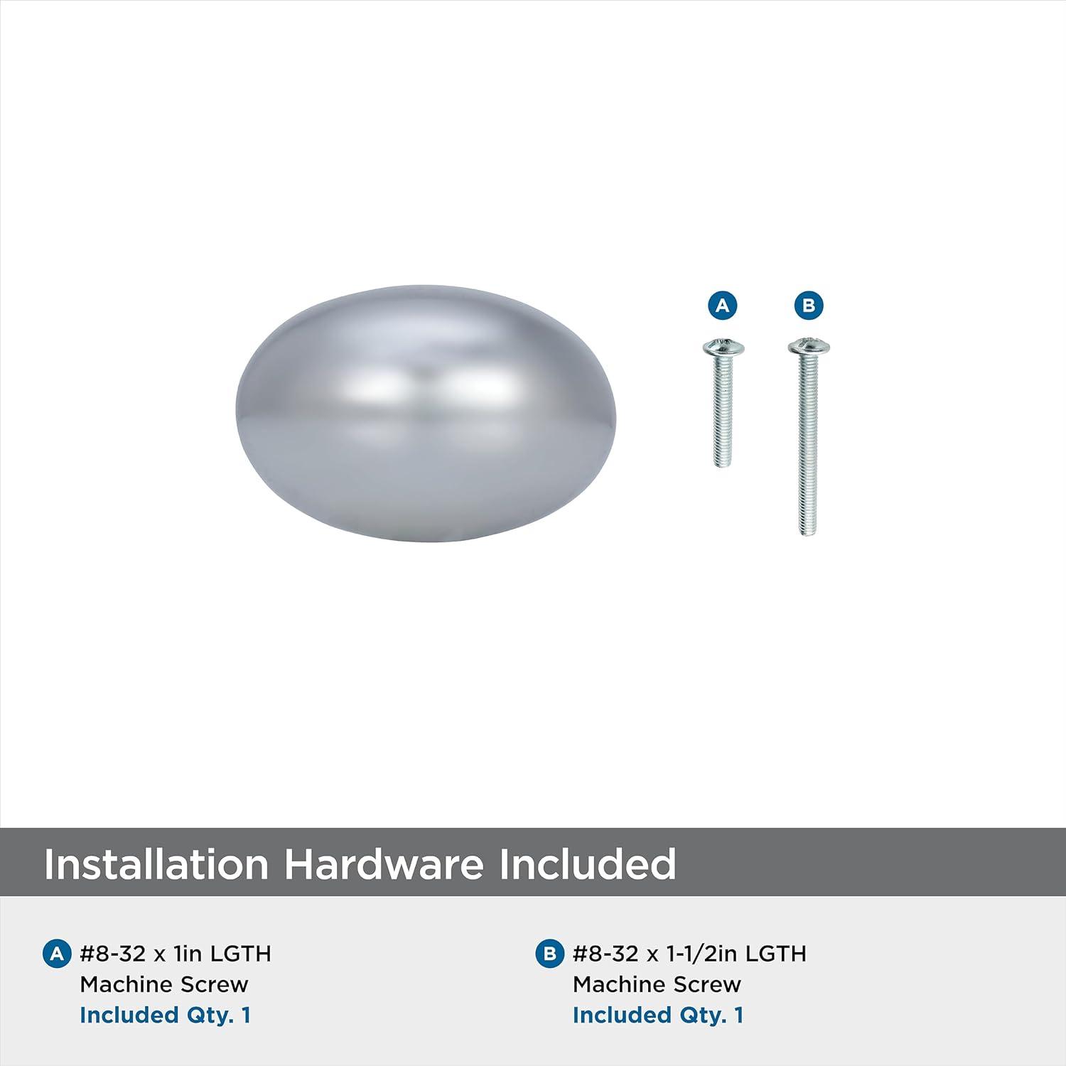 imageAmerock Cabinet Knob Polished Chrome 138 inch 35 mm Length Vaile 1 Pack Drawer Knob Cabinet HardwarePolished Chrome
