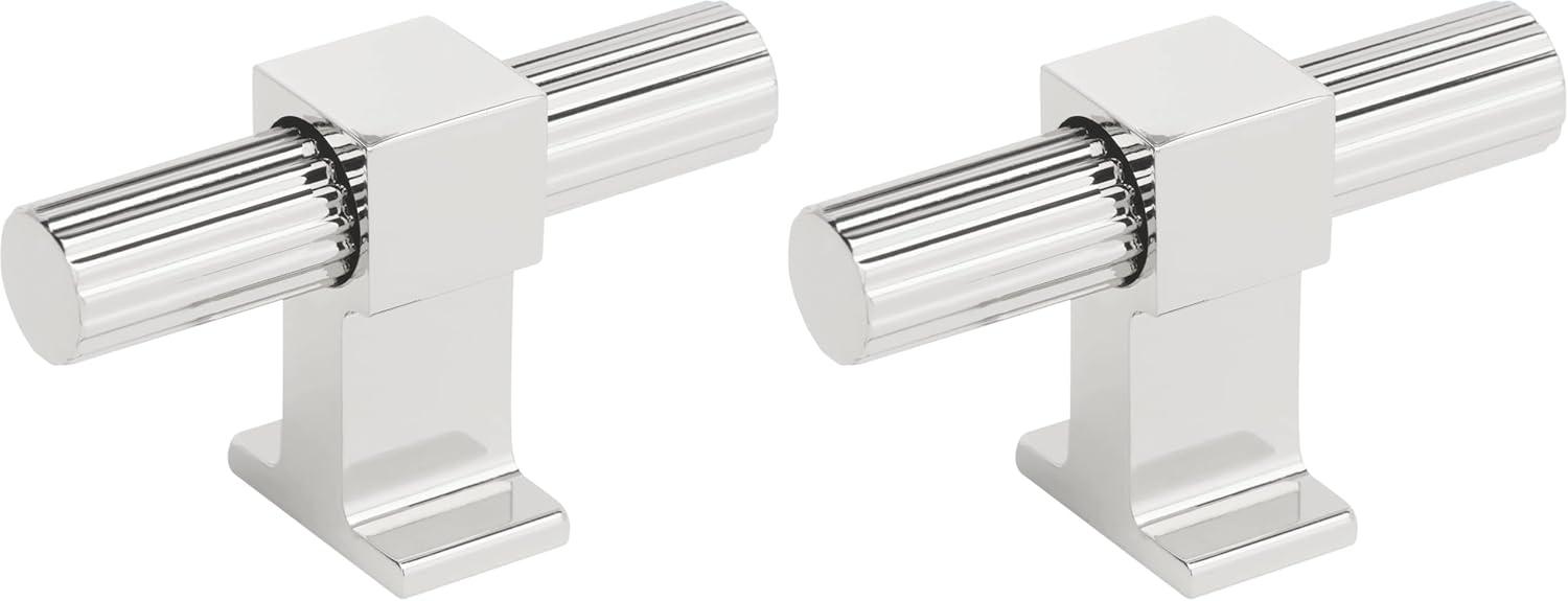 imageAmerock Cabinet Knob Polished Chrome 238 inch 60 mm Length Carrigan 1 Pack Drawer Knob Cabinet HardwarePolished Chrome