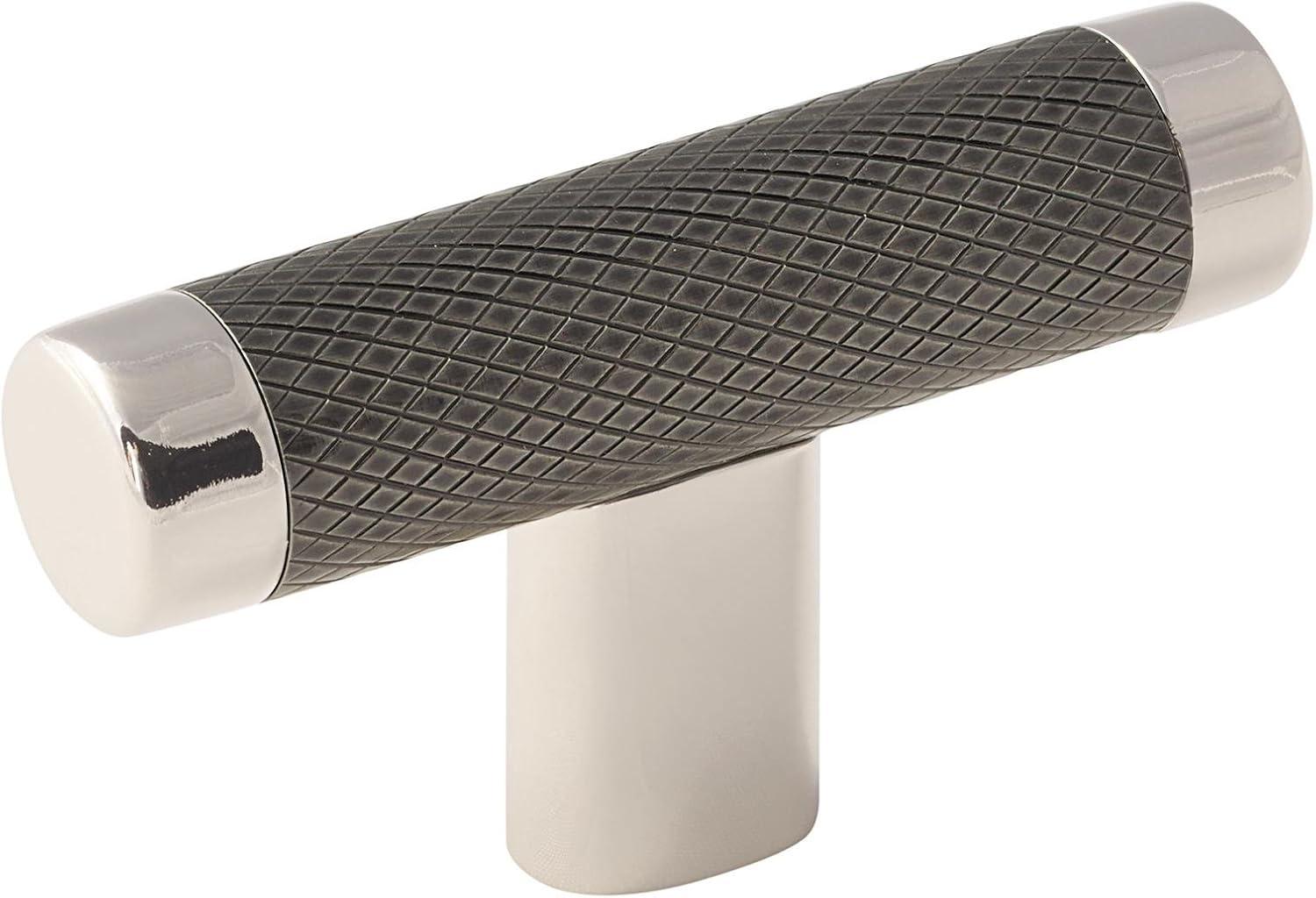 imageAmerock Cabinet Knob Polished NickelStainless Steel 258 inch 67 mm Length Esquire 1 Pack Drawer Knob Cabinet HardwarePolished NickelGunmetal