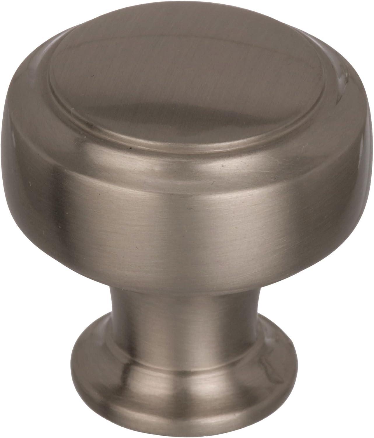 imageAmerock Cabinet Knob Satin Nickel 138 inch 35 mm Length Highland Ridge 1 Pack Drawer Knob Cabinet HardwareSatin Nickel