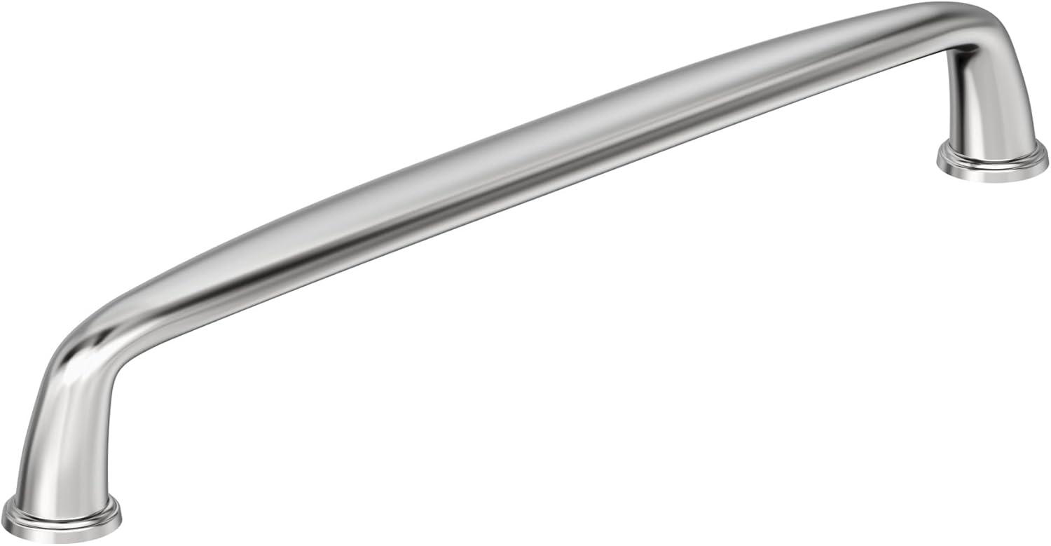 imageAmerock Cabinet Pull Black Bronze 3 inch 76 mm Center to Center Kane 1 Pack Drawer Pull Drawer Handle Cabinet HardwarePolished Chrome