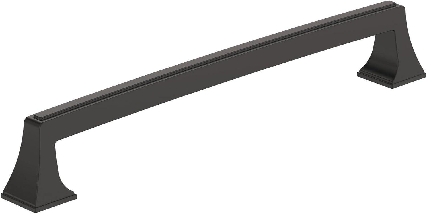 imageAmerock Cabinet Pull Black Bronze 334 inch 96 mm Center to Center Mulholland 1 Pack Drawer Pull Drawer Handle Cabinet HardwareBlack Bronze