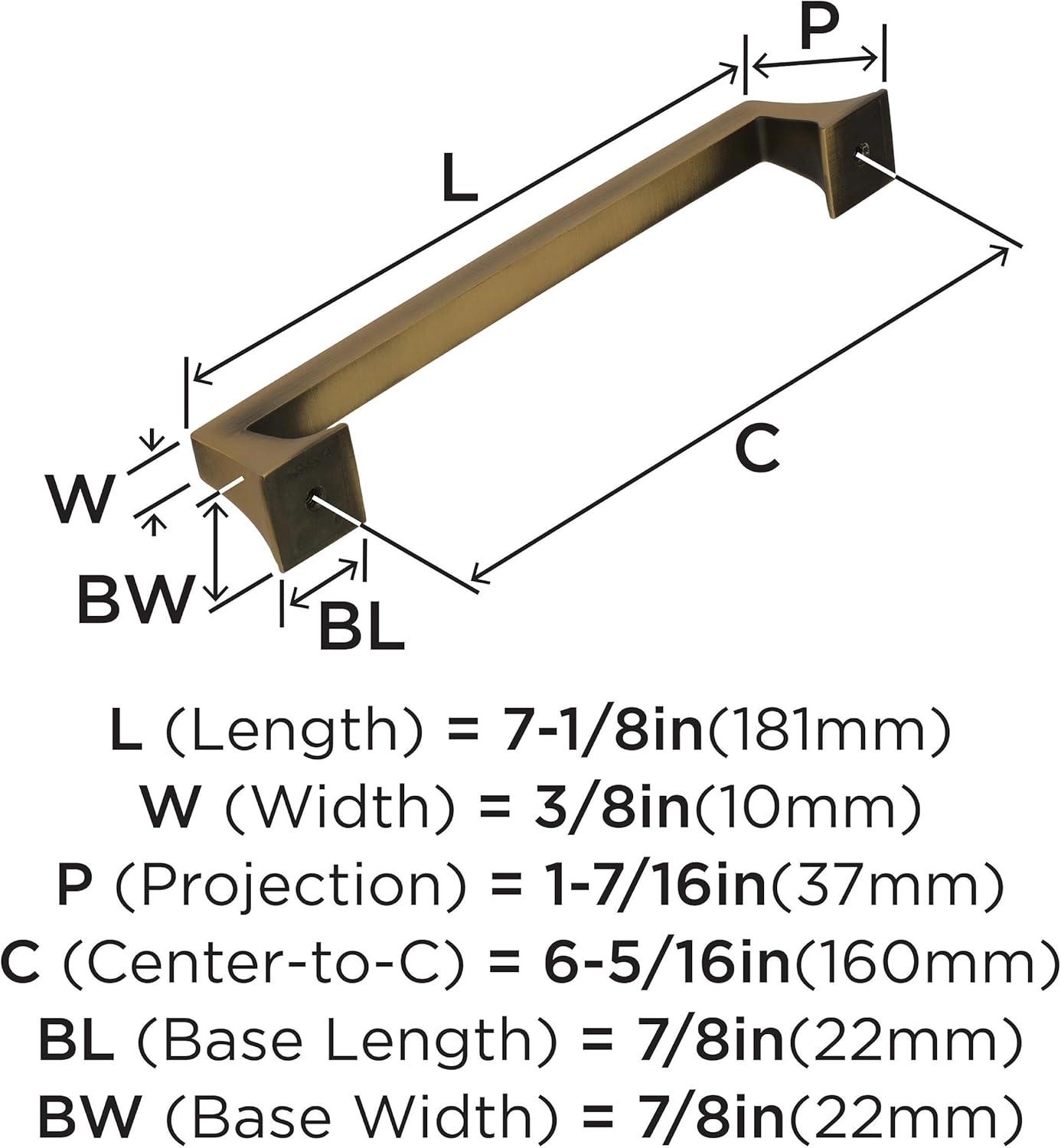imageAmerock Cabinet Pull Black Bronze 334 inch 96 mm Center to Center Mulholland 1 Pack Drawer Pull Drawer Handle Cabinet HardwareGilded Bronze