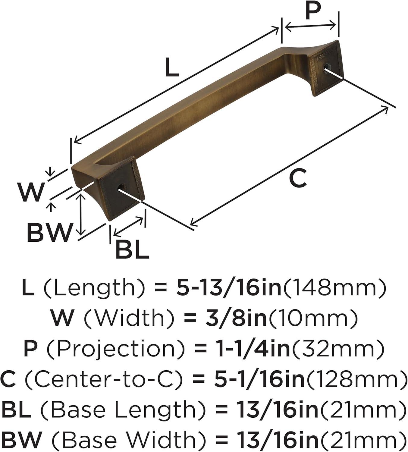 imageAmerock Cabinet Pull Black Bronze 334 inch 96 mm Center to Center Mulholland 1 Pack Drawer Pull Drawer Handle Cabinet HardwareGilded Bronze