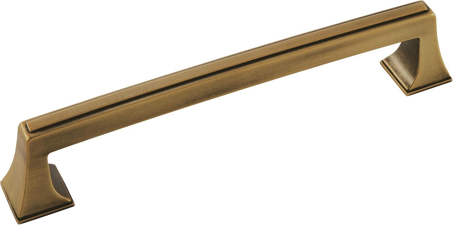 imageAmerock Cabinet Pull Black Bronze 334 inch 96 mm Center to Center Mulholland 1 Pack Drawer Pull Drawer Handle Cabinet HardwareGilded Bronze