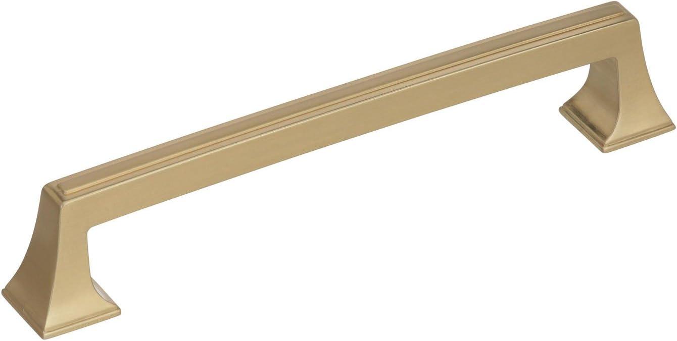 imageAmerock Cabinet Pull Black Bronze 334 inch 96 mm Center to Center Mulholland 1 Pack Drawer Pull Drawer Handle Cabinet HardwareGolden Champagne