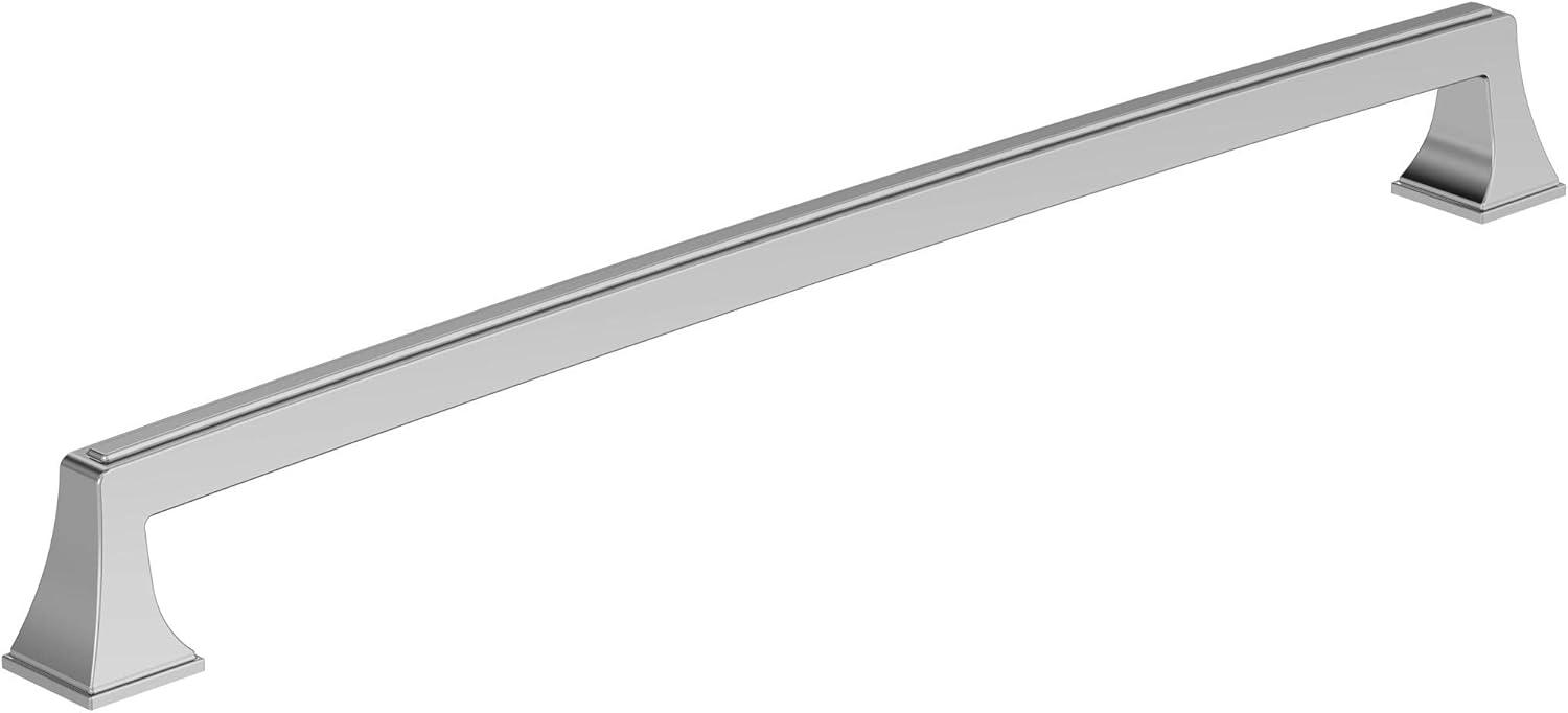 imageAmerock Cabinet Pull Black Bronze 334 inch 96 mm Center to Center Mulholland 1 Pack Drawer Pull Drawer Handle Cabinet HardwarePolished Chrome