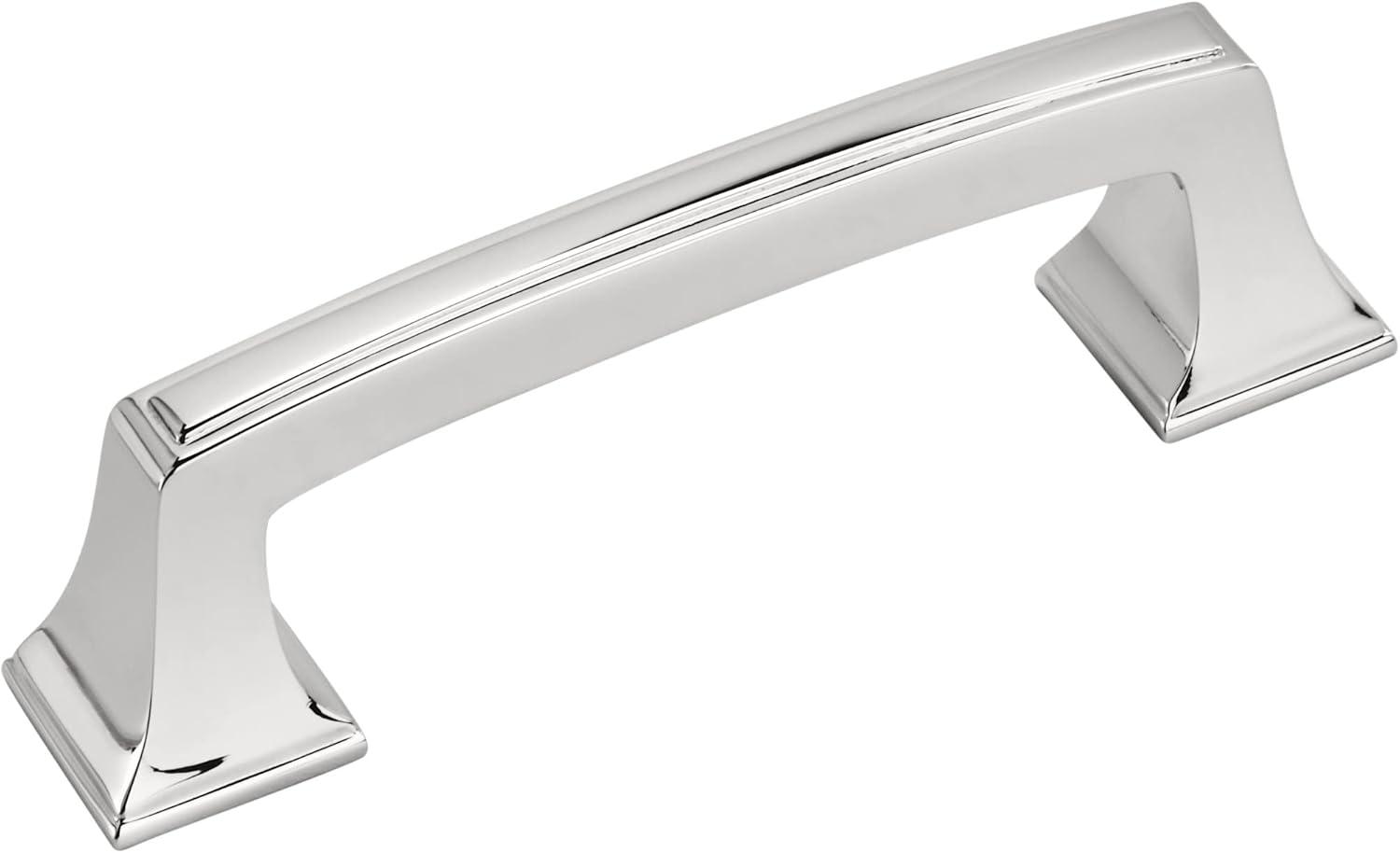 imageAmerock Cabinet Pull Black Bronze 334 inch 96 mm Center to Center Mulholland 1 Pack Drawer Pull Drawer Handle Cabinet HardwarePolished Chrome