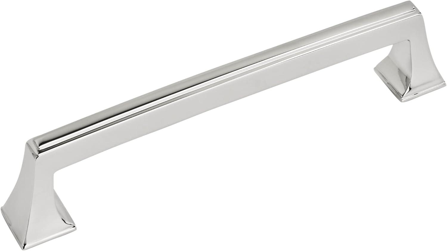 imageAmerock Cabinet Pull Black Bronze 334 inch 96 mm Center to Center Mulholland 1 Pack Drawer Pull Drawer Handle Cabinet HardwarePolished Chrome