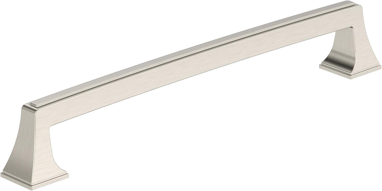 imageAmerock Cabinet Pull Black Bronze 334 inch 96 mm Center to Center Mulholland 1 Pack Drawer Pull Drawer Handle Cabinet HardwareSatin Nickel