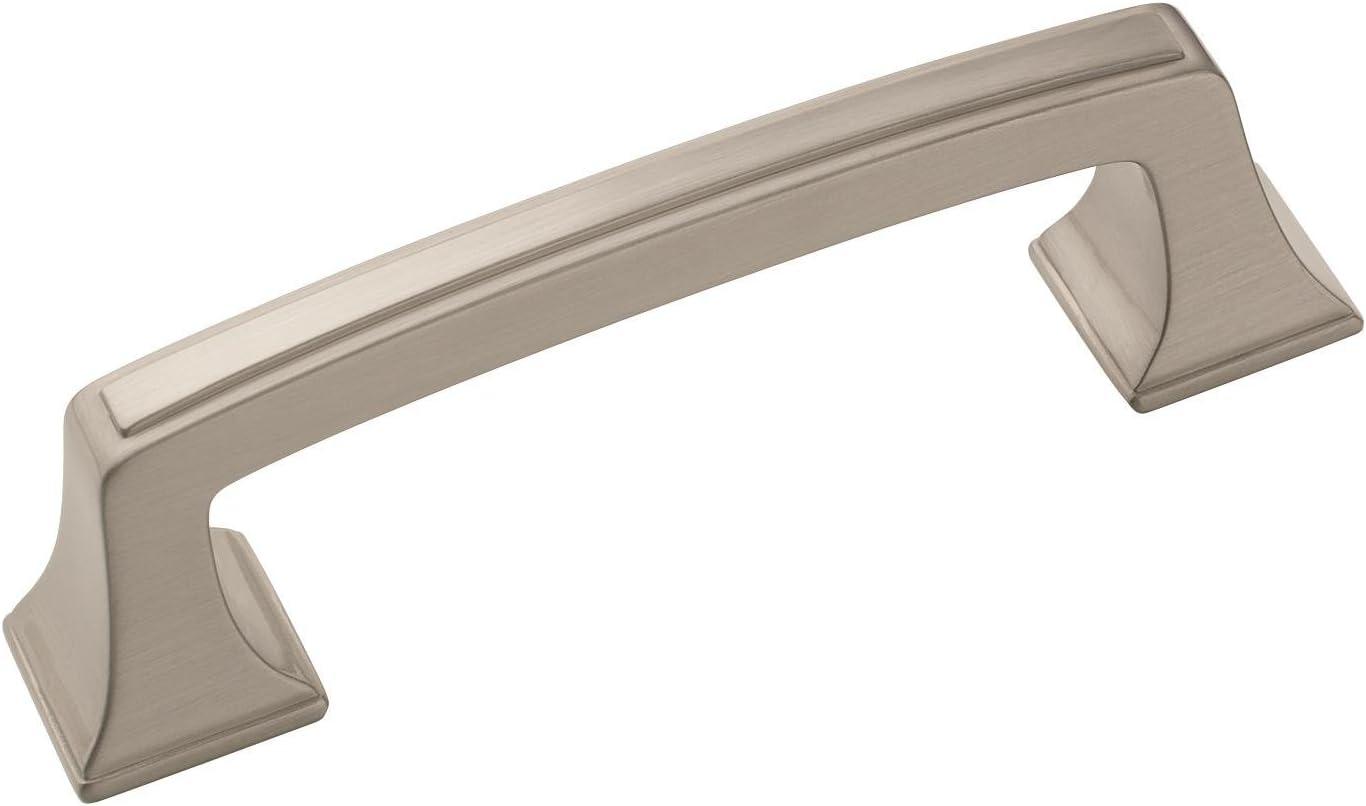 imageAmerock Cabinet Pull Black Bronze 334 inch 96 mm Center to Center Mulholland 1 Pack Drawer Pull Drawer Handle Cabinet HardwareSatin Nickel