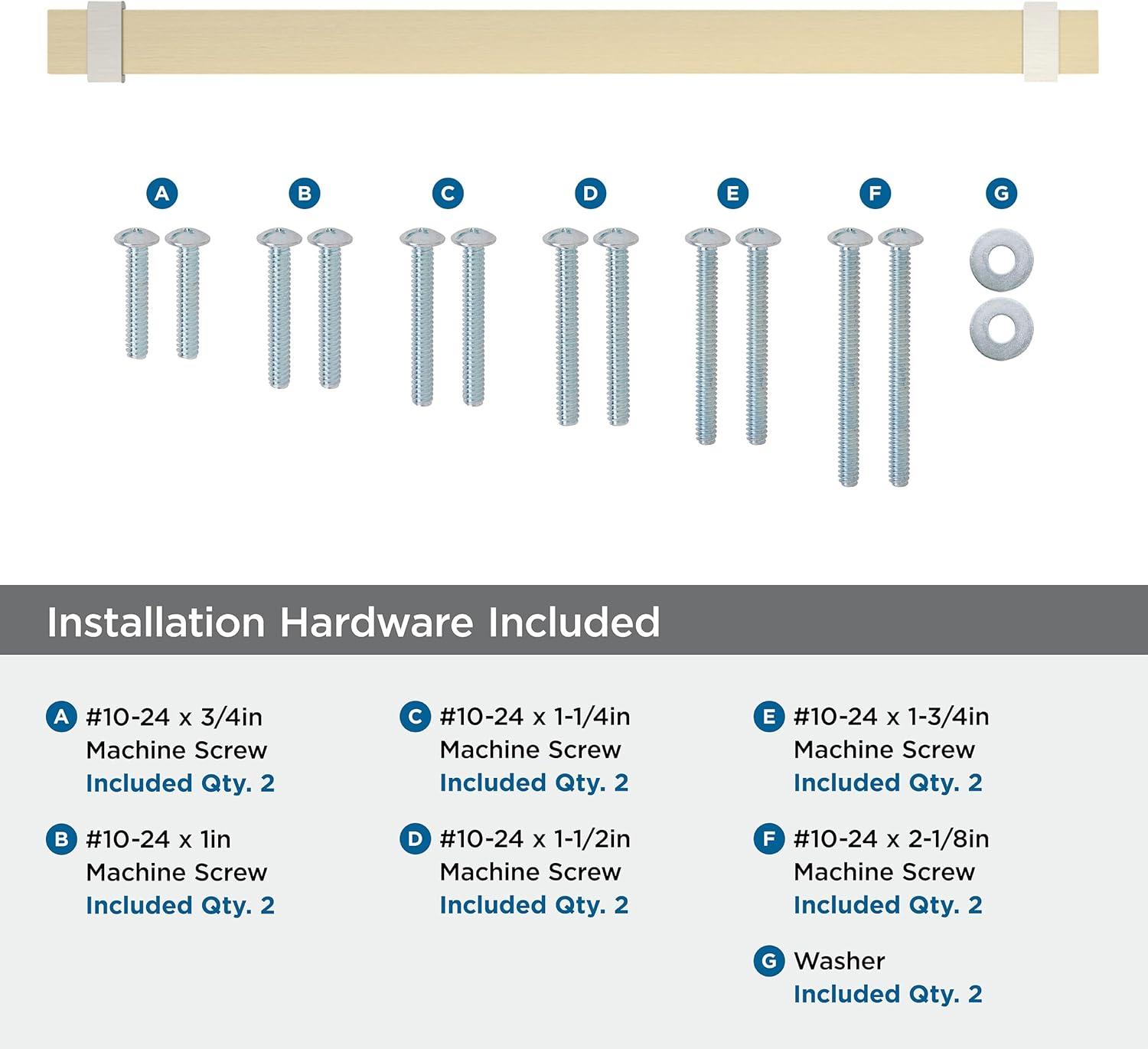 imageAmerock Cabinet Pull Brushed Matte BlackSatin Nickel 5116 inch 128 mm Center to Center Overton 1 Pack Drawer Pull Drawer Handle Cabinet HardwareGolden ChampagneSatin Nickel