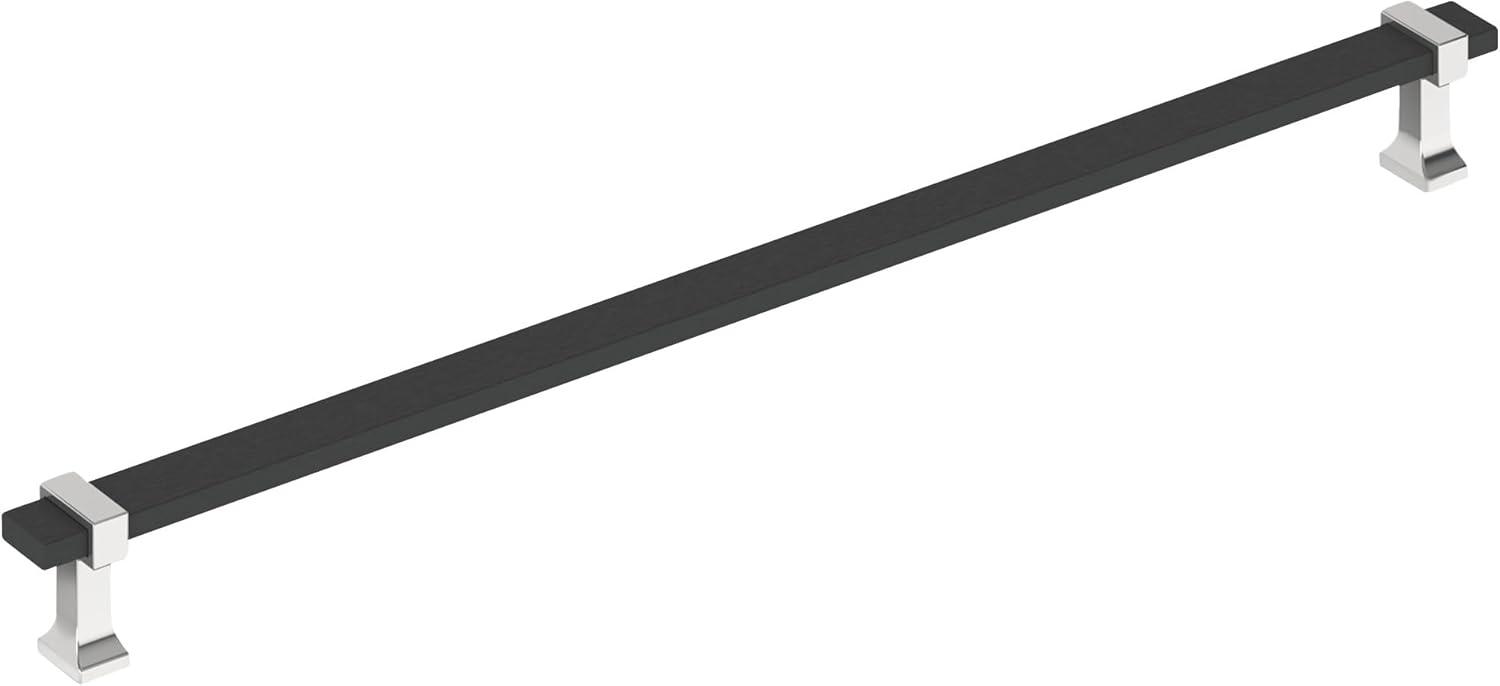 imageAmerock Cabinet Pull Brushed Matte BlackSatin Nickel 5116 inch 128 mm Center to Center Overton 1 Pack Drawer Pull Drawer Handle Cabinet HardwareBrushed Matte BlackPolished Chrome