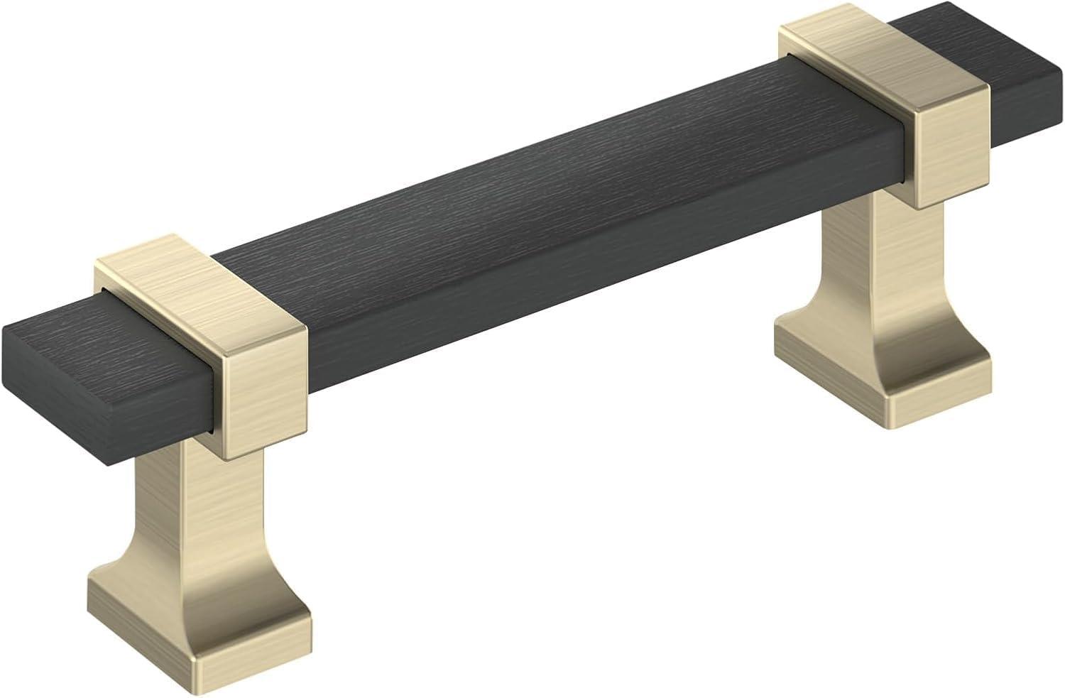 imageAmerock Cabinet Pull Brushed Matte BlackSatin Nickel 5116 inch 128 mm Center to Center Overton 1 Pack Drawer Pull Drawer Handle Cabinet HardwareBrushed Matte BlackGolden Champagne