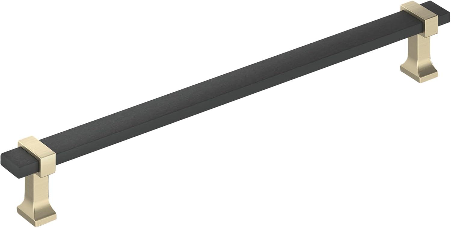 imageAmerock Cabinet Pull Brushed Matte BlackSatin Nickel 5116 inch 128 mm Center to Center Overton 1 Pack Drawer Pull Drawer Handle Cabinet HardwareBrushed Matte BlackGolden Champagne